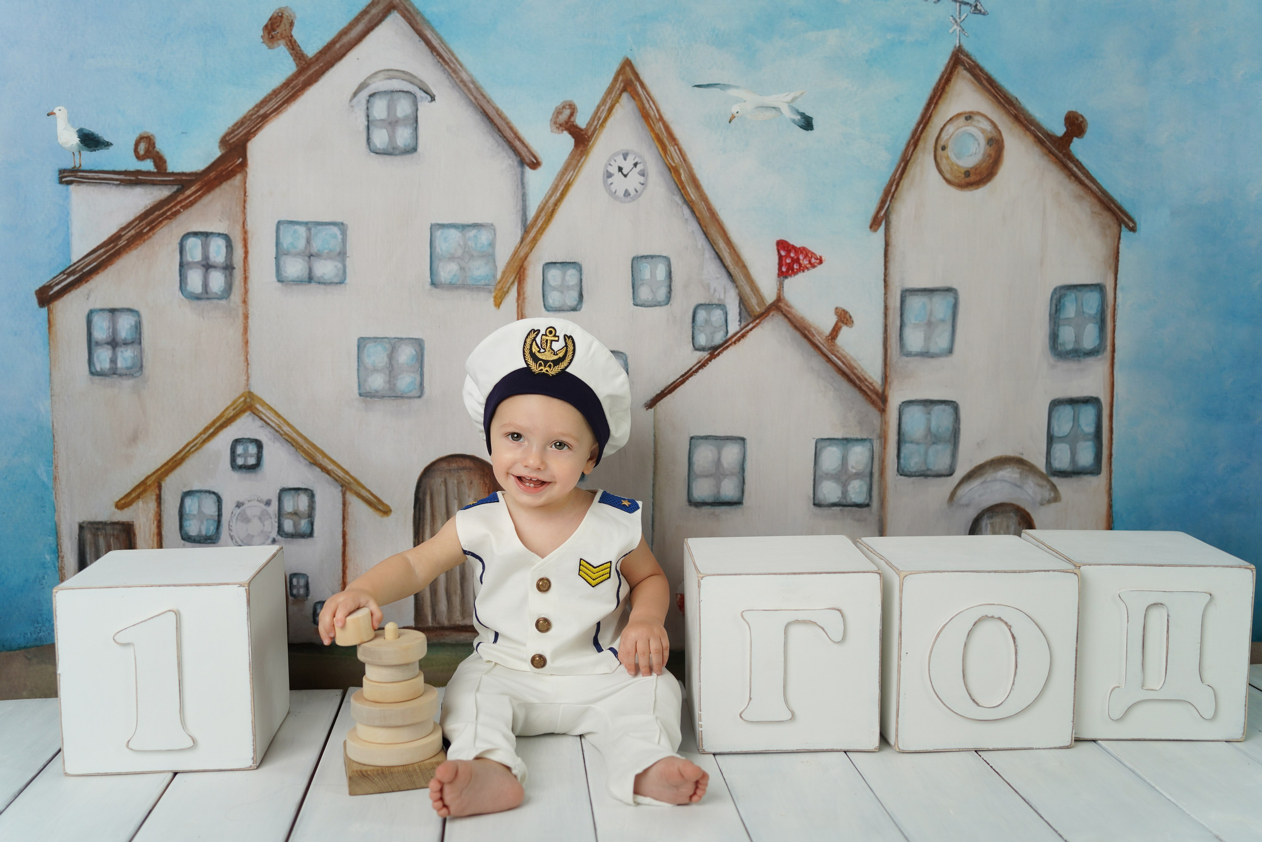 Детская фотосессия Первый годик для мальчиков. Детский фотограф и фотограф новорожденных в Калининград Оксана Иваний