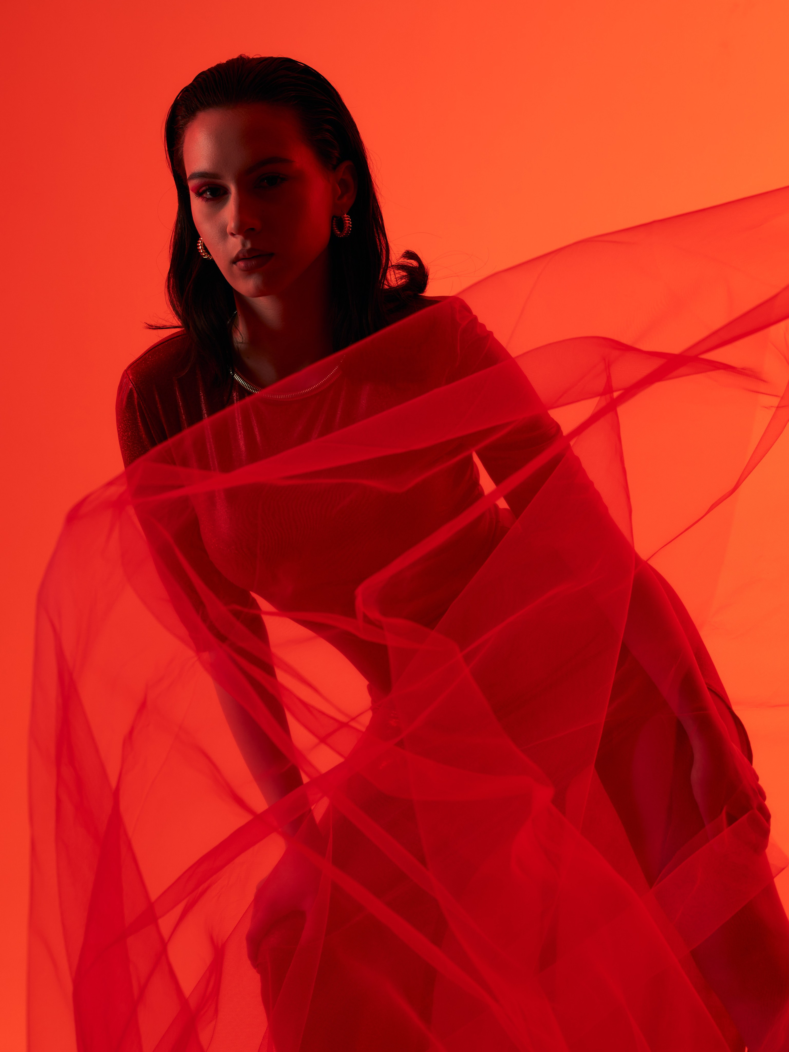 Творческая фэшн-история Element/Fire. Анна Потявина. Фотограф Москва