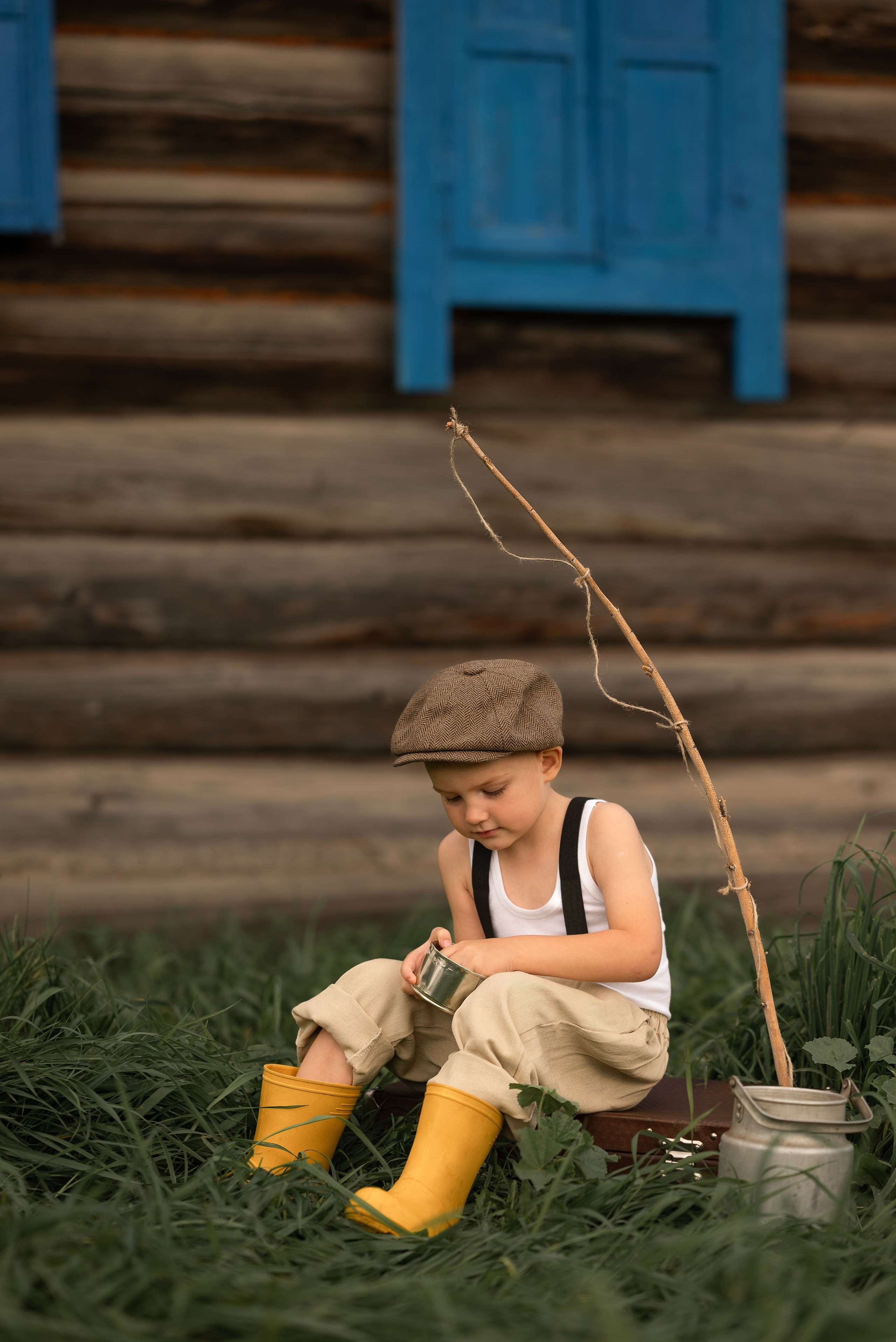 Кирилл на рыбалке