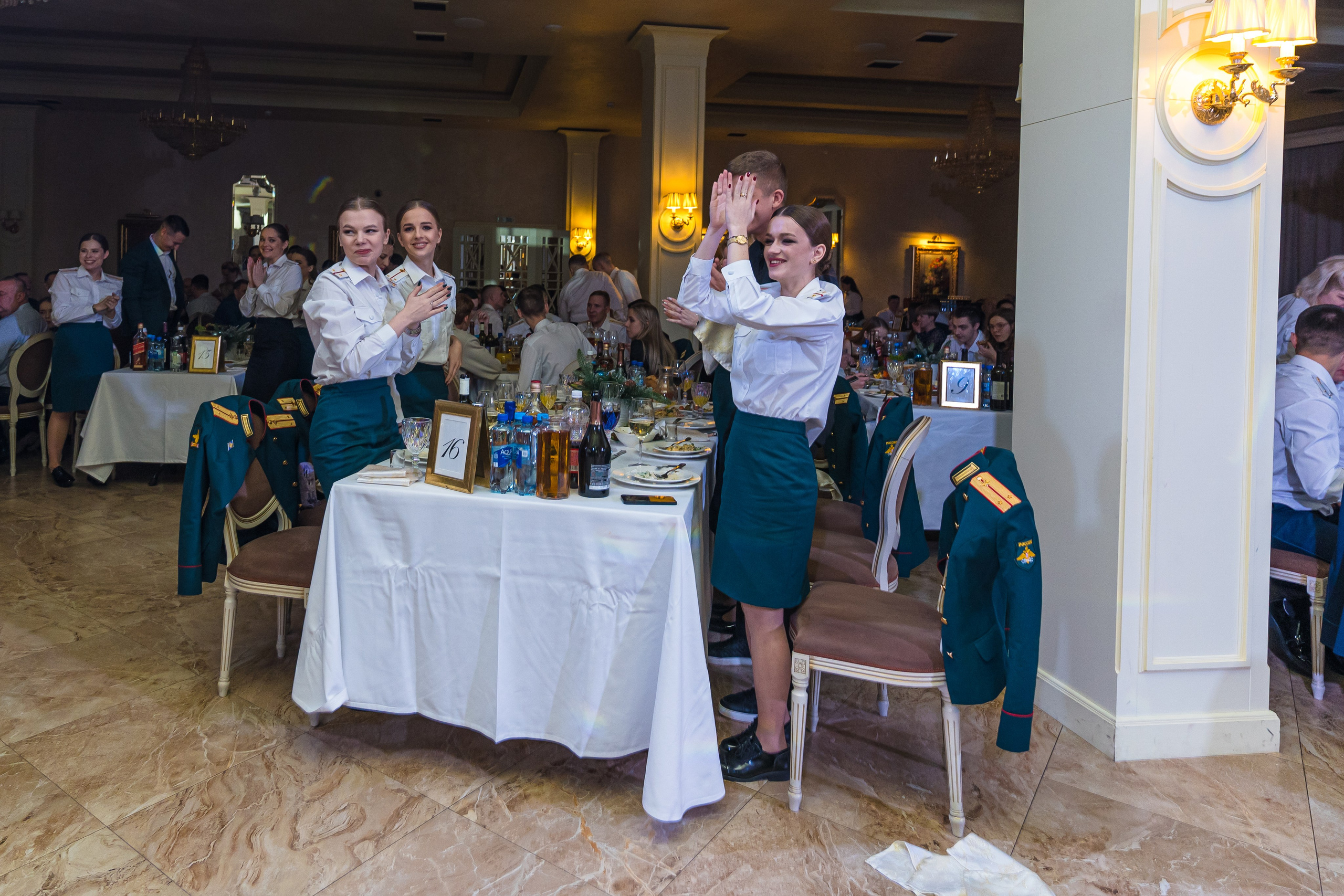 Фотосъемка выпуска военной академии и вручение дипломов