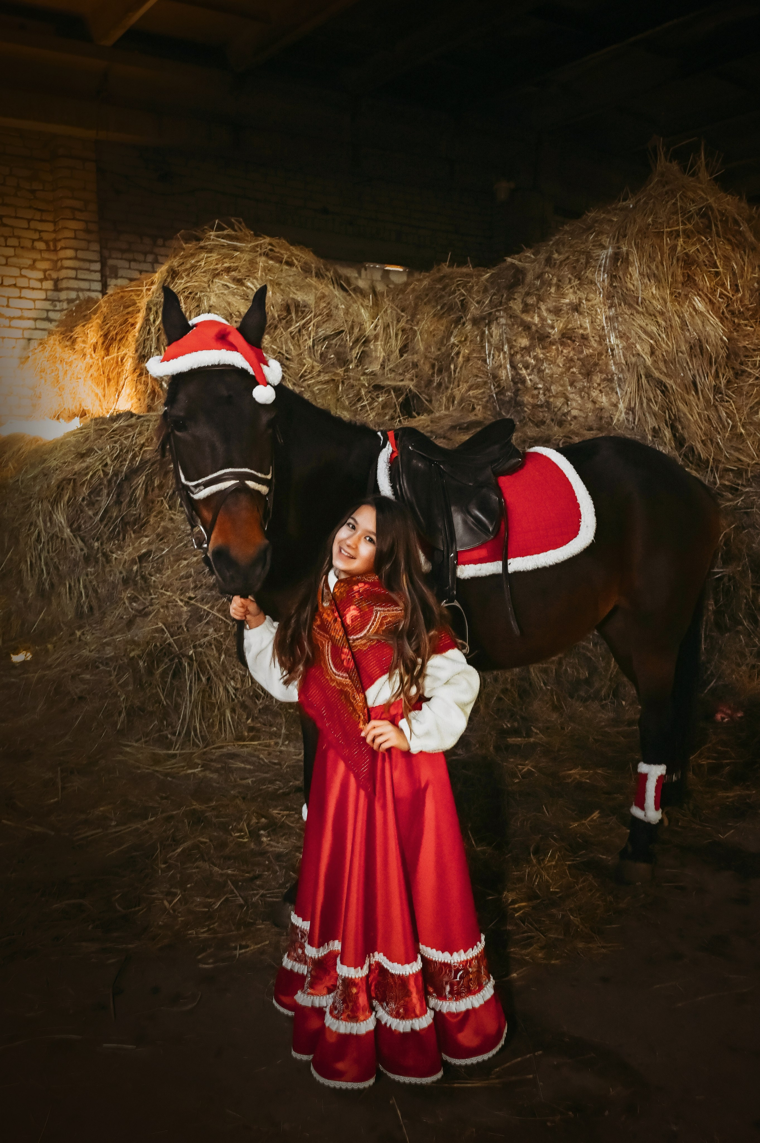 Новогодняя с лошадкой. Детский и семейный фотограф выпускной альбом Приморско-Ахтарск