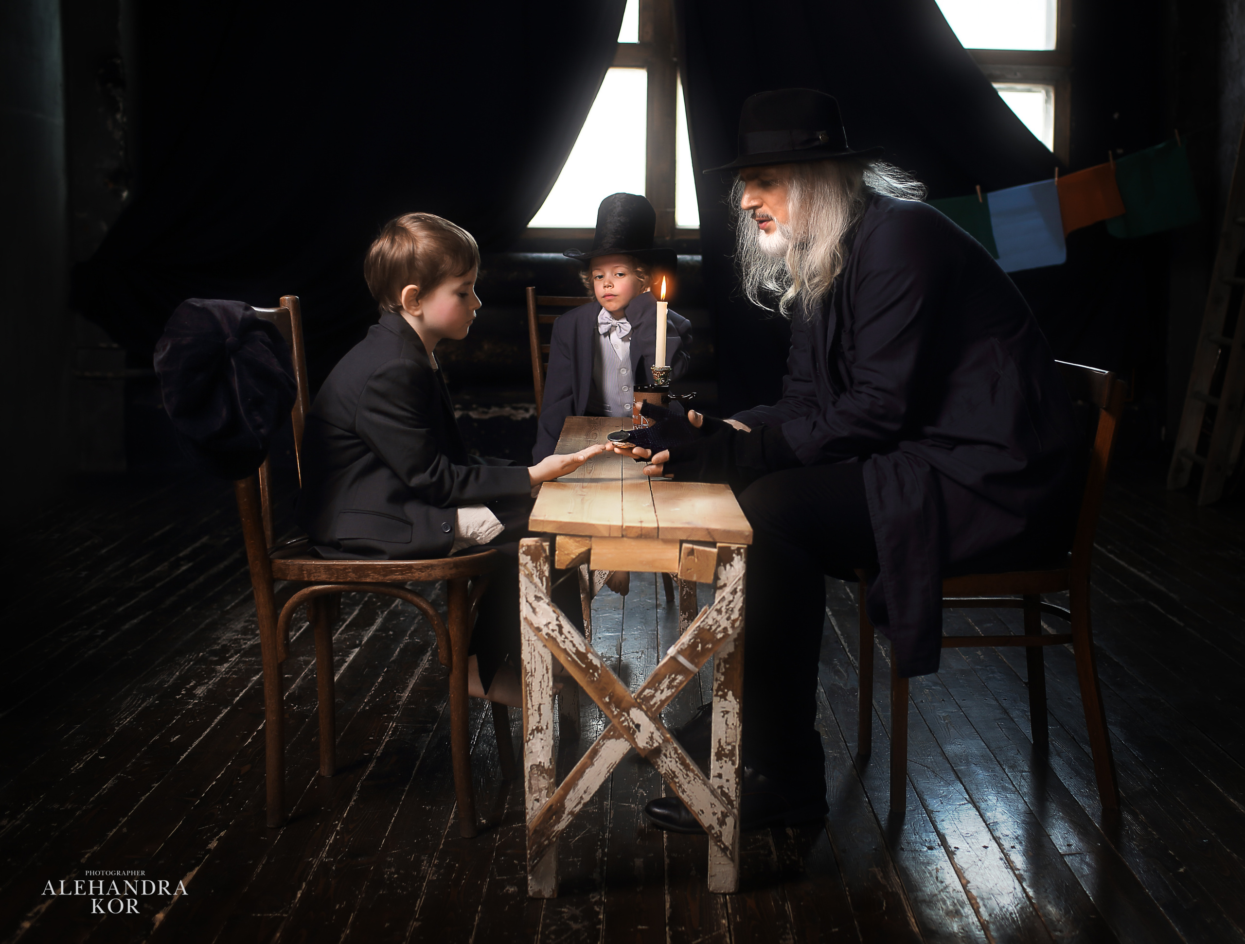 Фотосессия в стиле "Оливер Твист". Семейный и детский фотограф Александра Кор. Москва