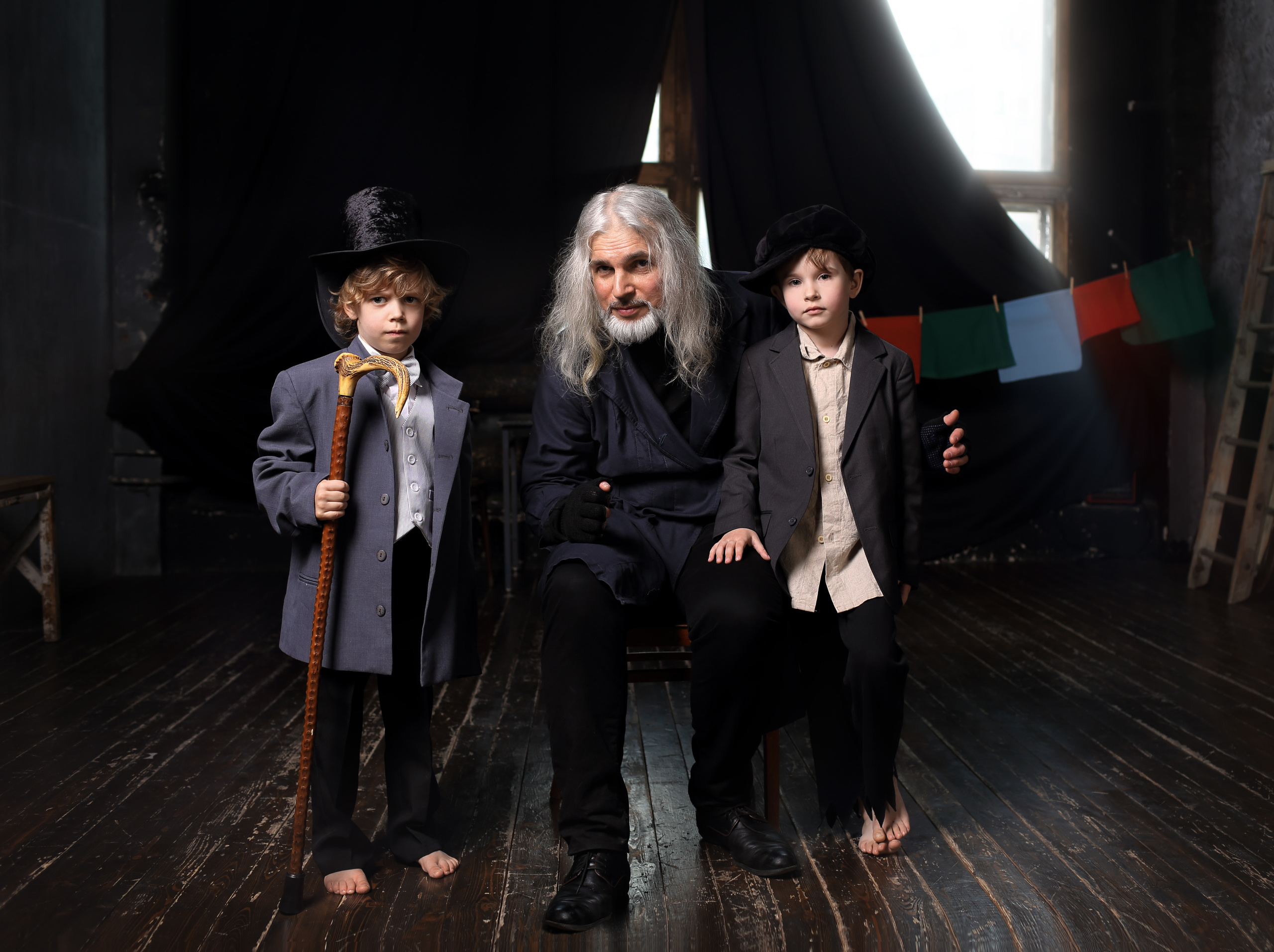Фотосессия в стиле "Оливер Твист". Семейный и детский фотограф Александра Кор. Москва