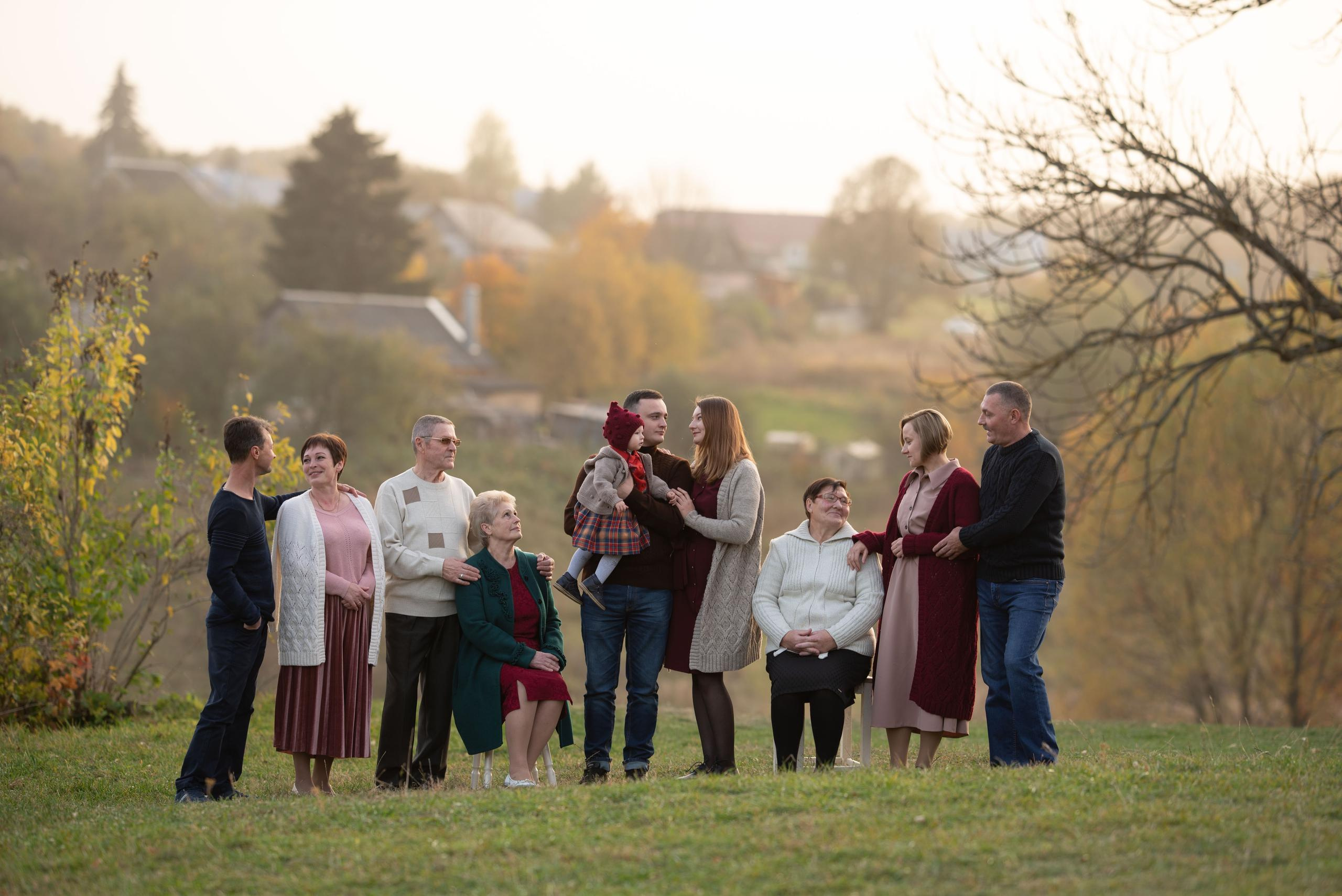 Большая семья. Семейный и детский фотограф в Москве и Туле