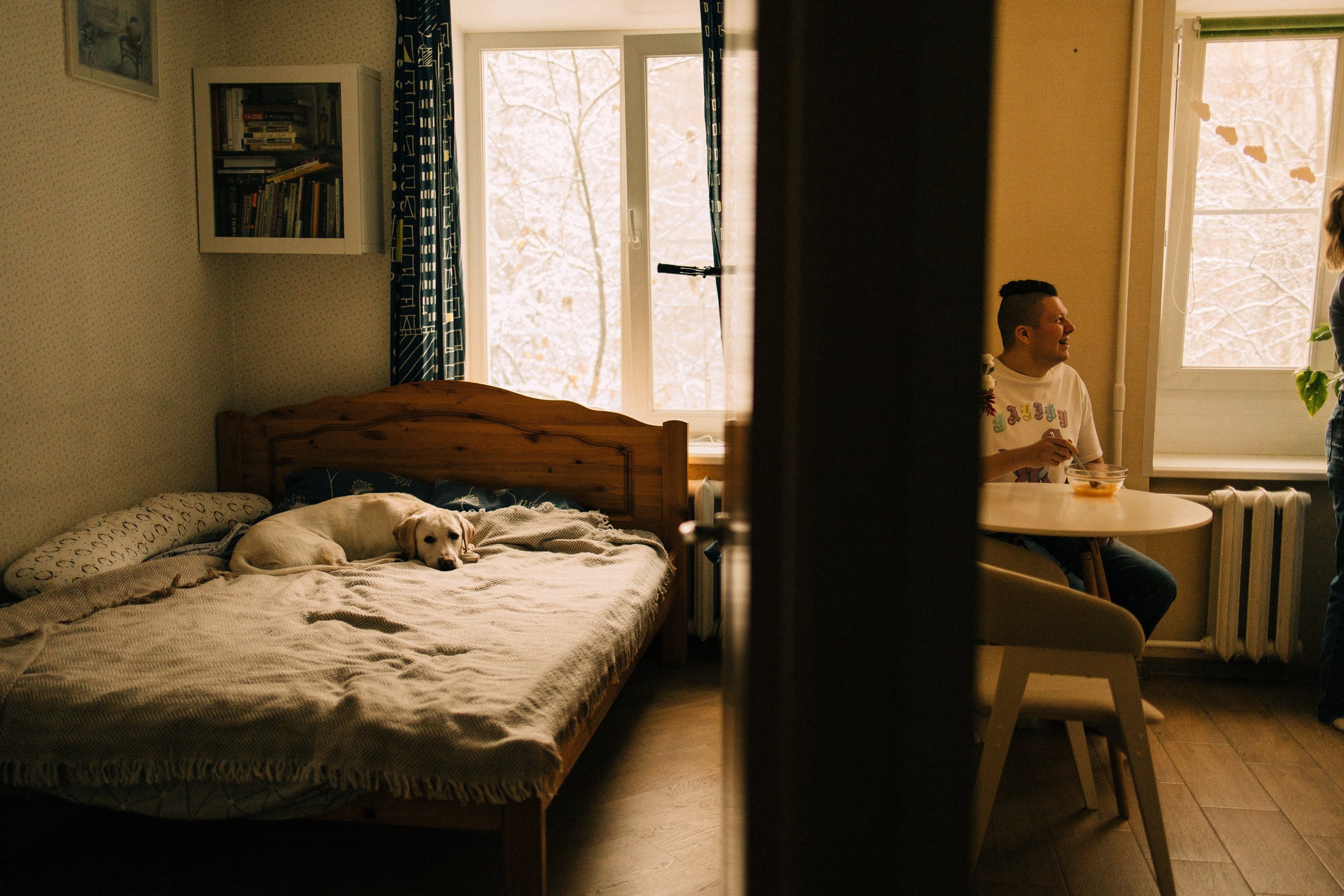 Дома трое. Фотограф Настя Леонова