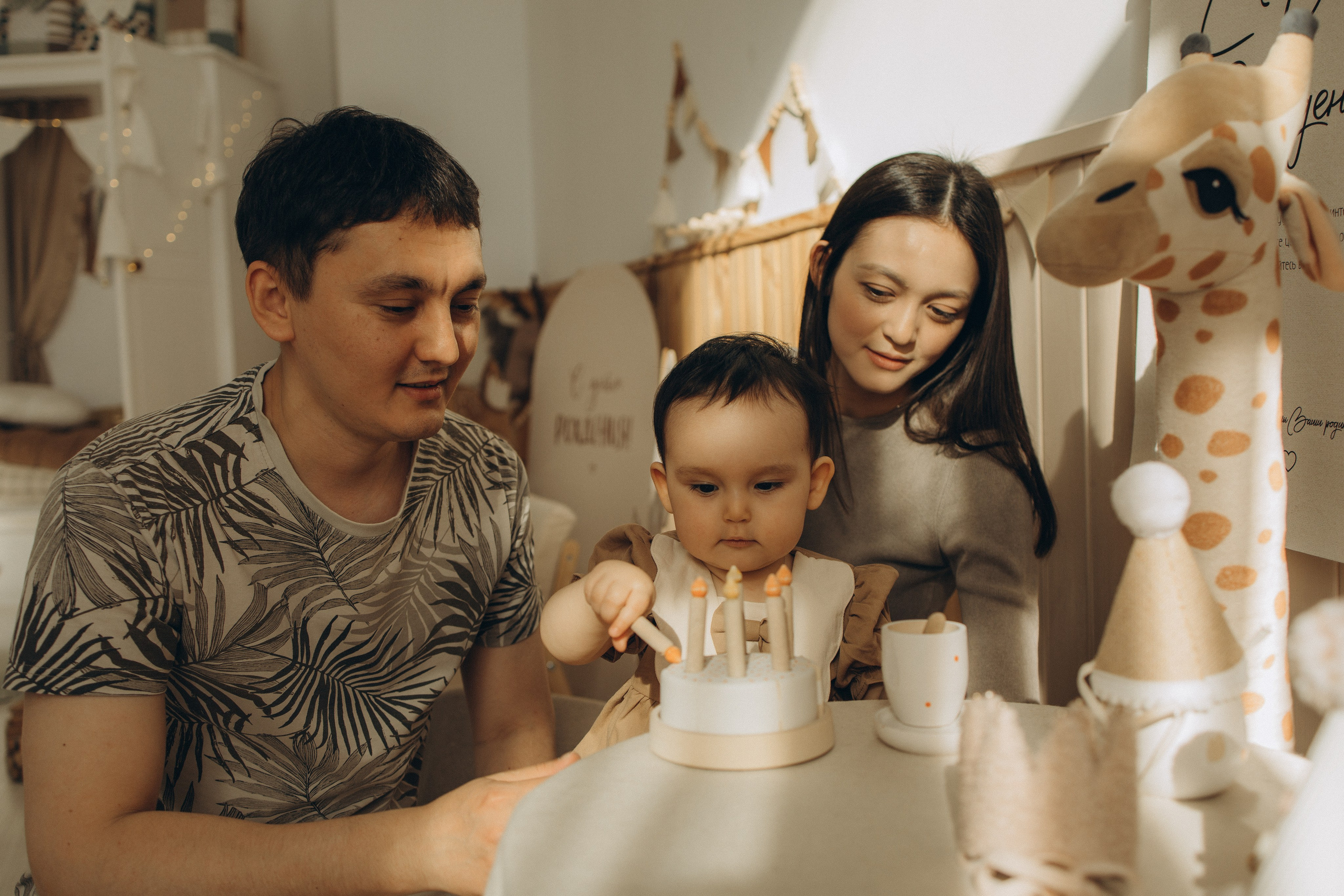 1 годик Ляйсан. Семейный фотограф в Москве Анастасия Шалда
