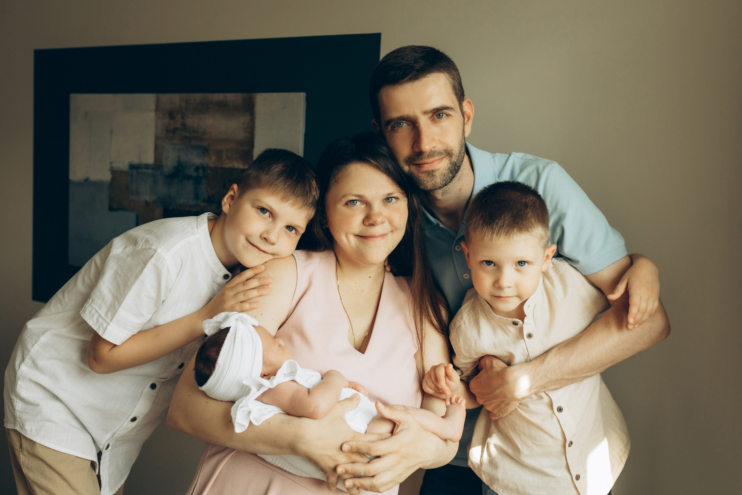 Новорожденные. Семейный фотограф в Санкт-Петербурге