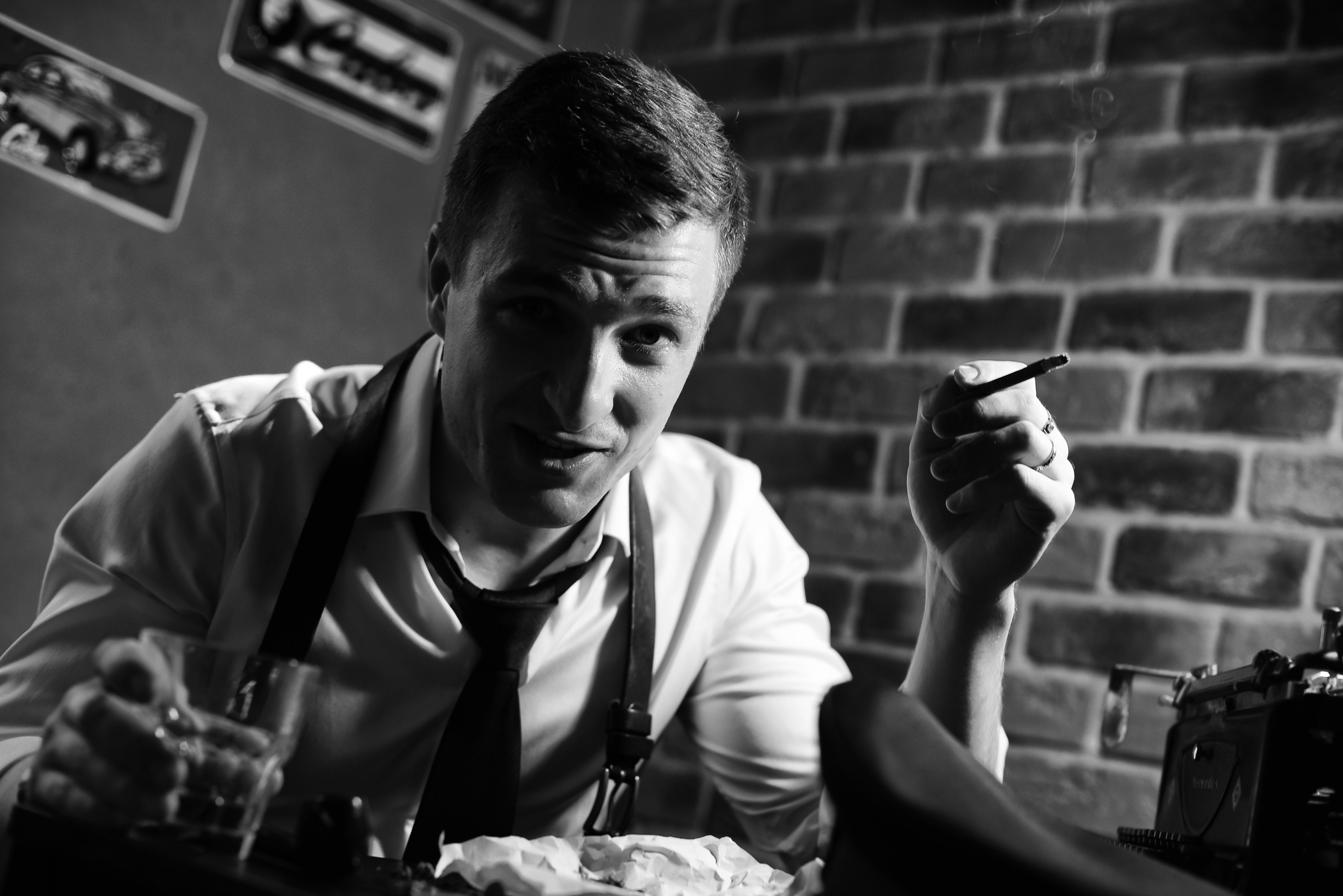 Нуар портрет мужской