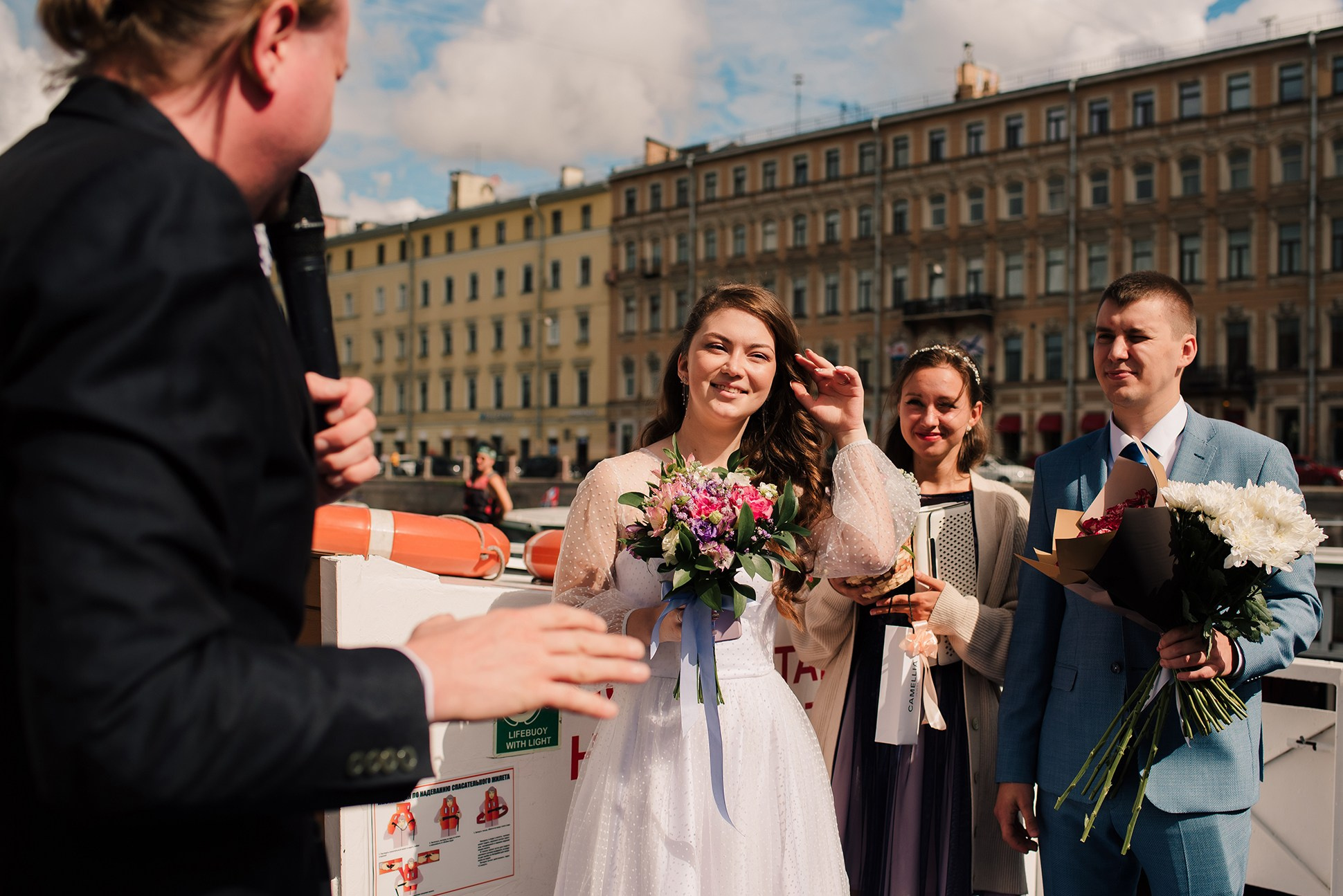 Юля и Андрей. Банкет на воде. Семейный и Свадебный фотограф. Санкт-Петербург. Пушкин