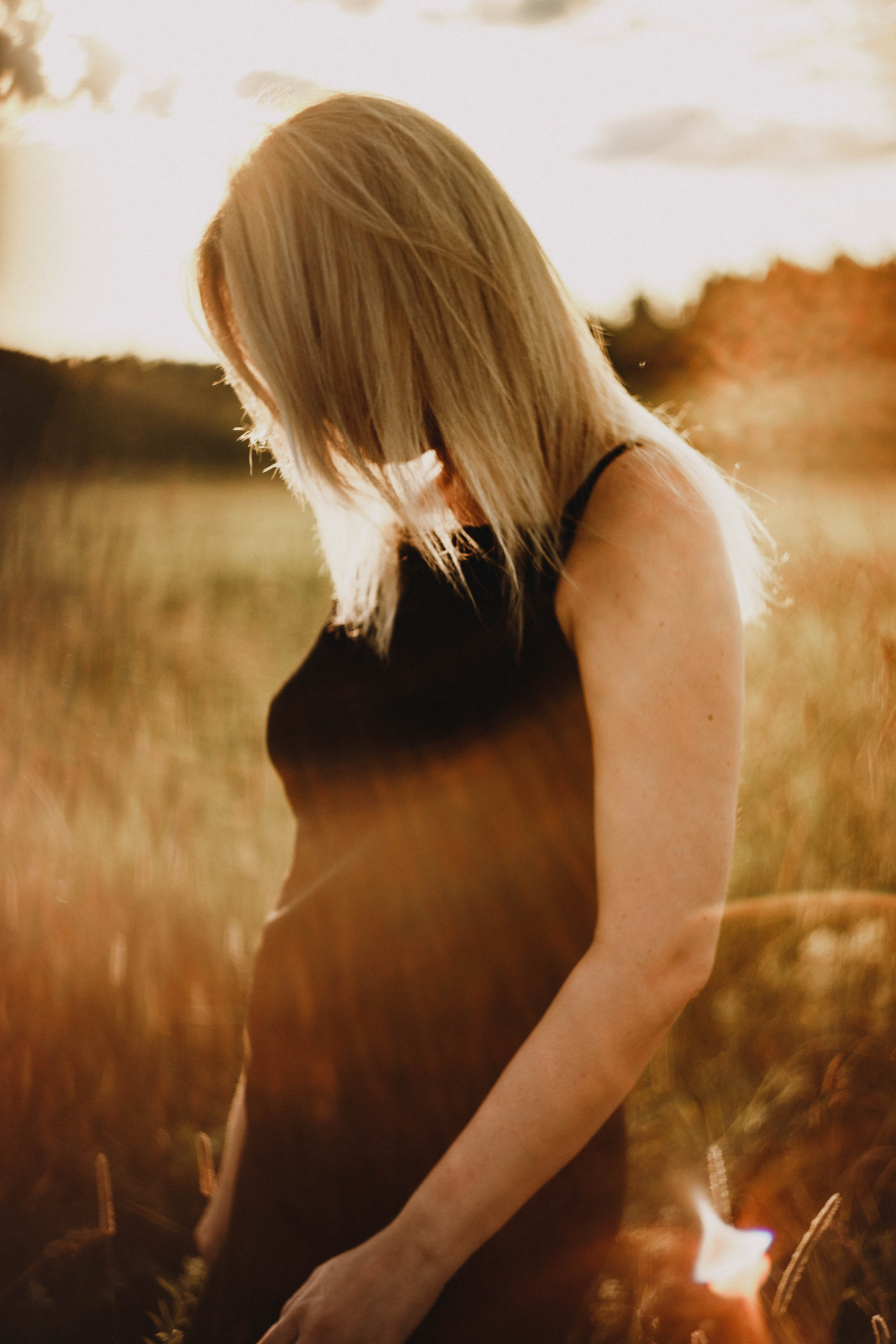 Ирина. Закат. Поле. Фотограф в Нижнем Новгороде