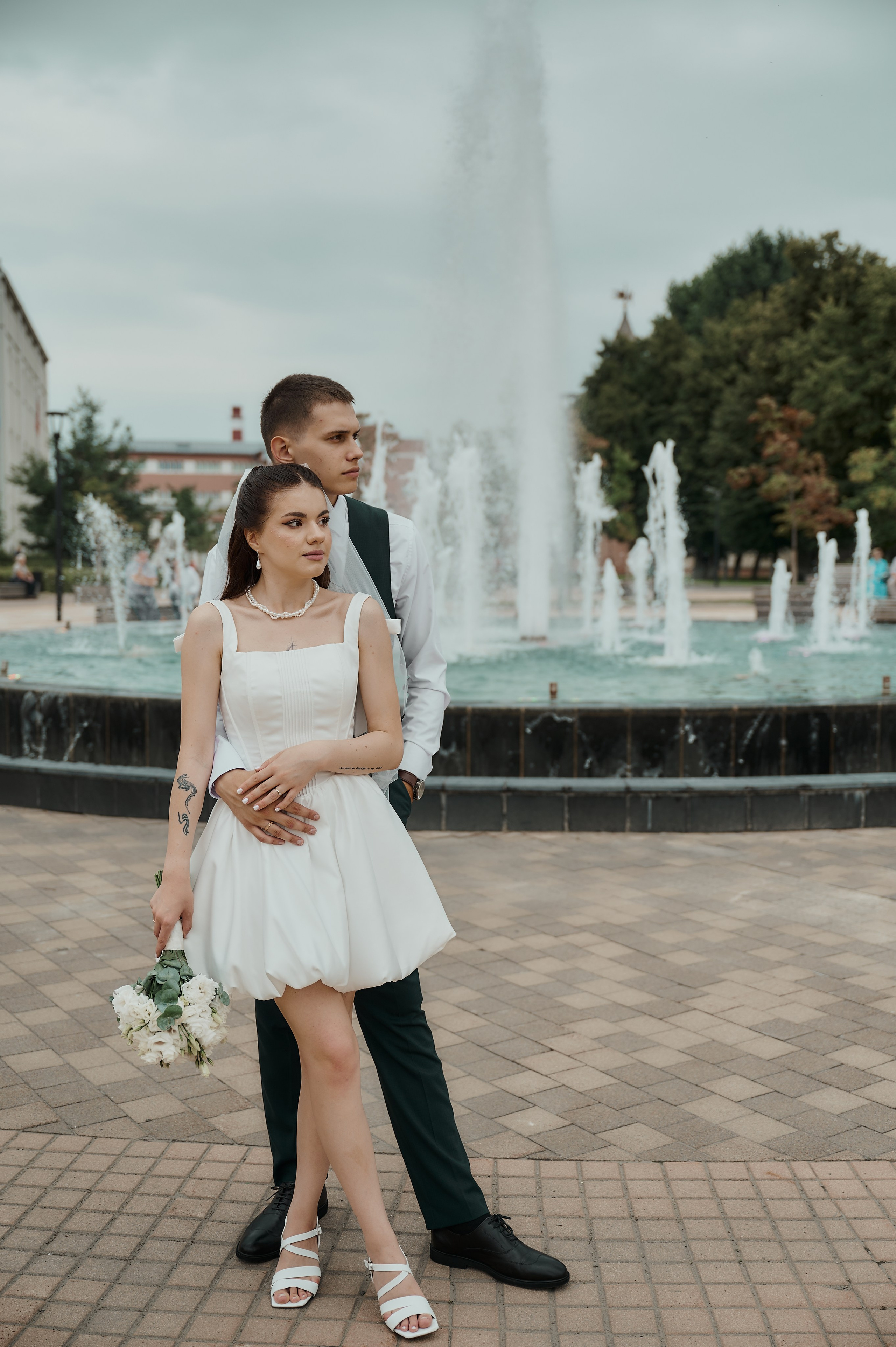 Свадебная прогулка по Туле. Свадебный фотограф в Туле Никита Беляев