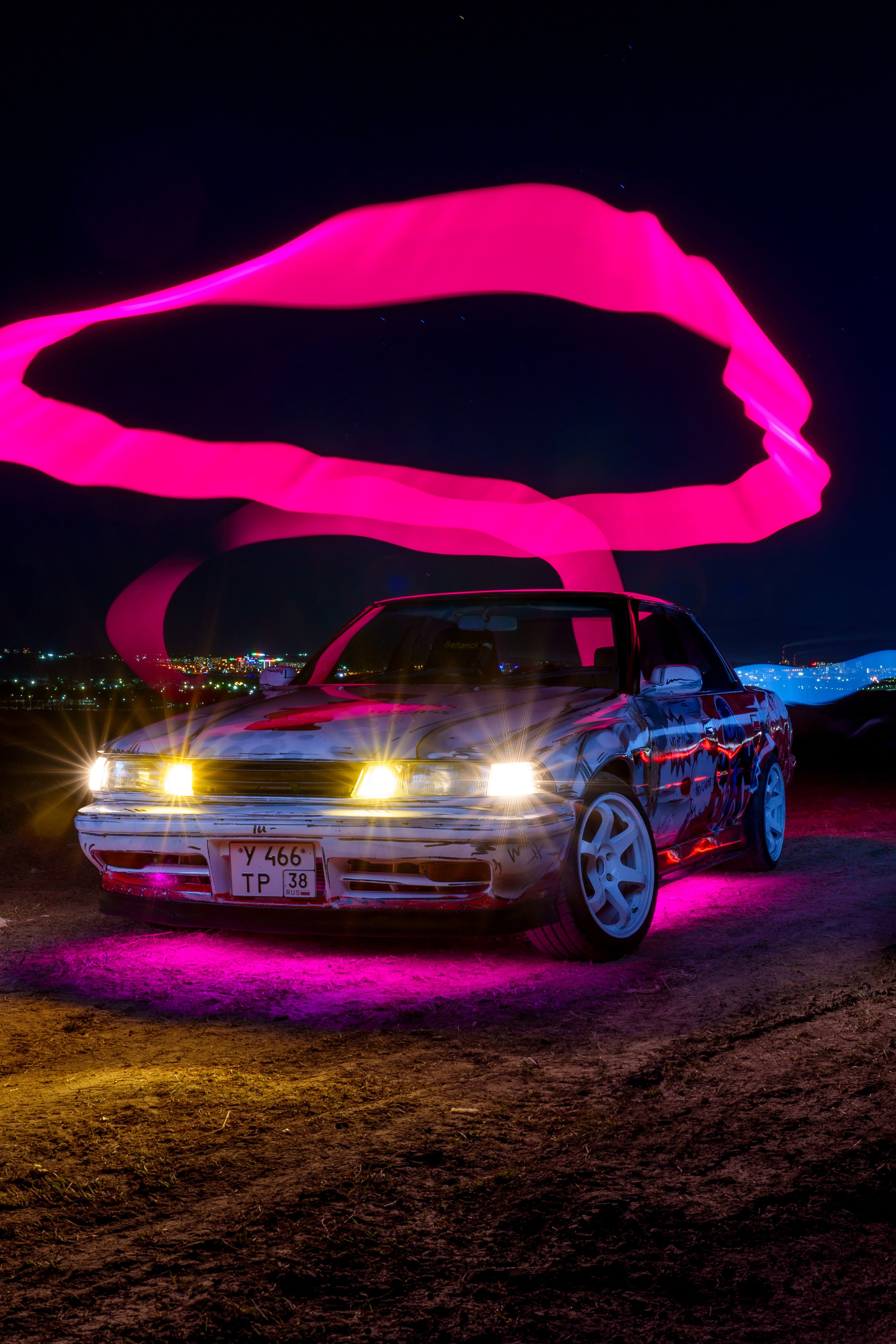 Toyota Mark II (GX 81). Фотограф, видеограф и пилот дрона на Байкале