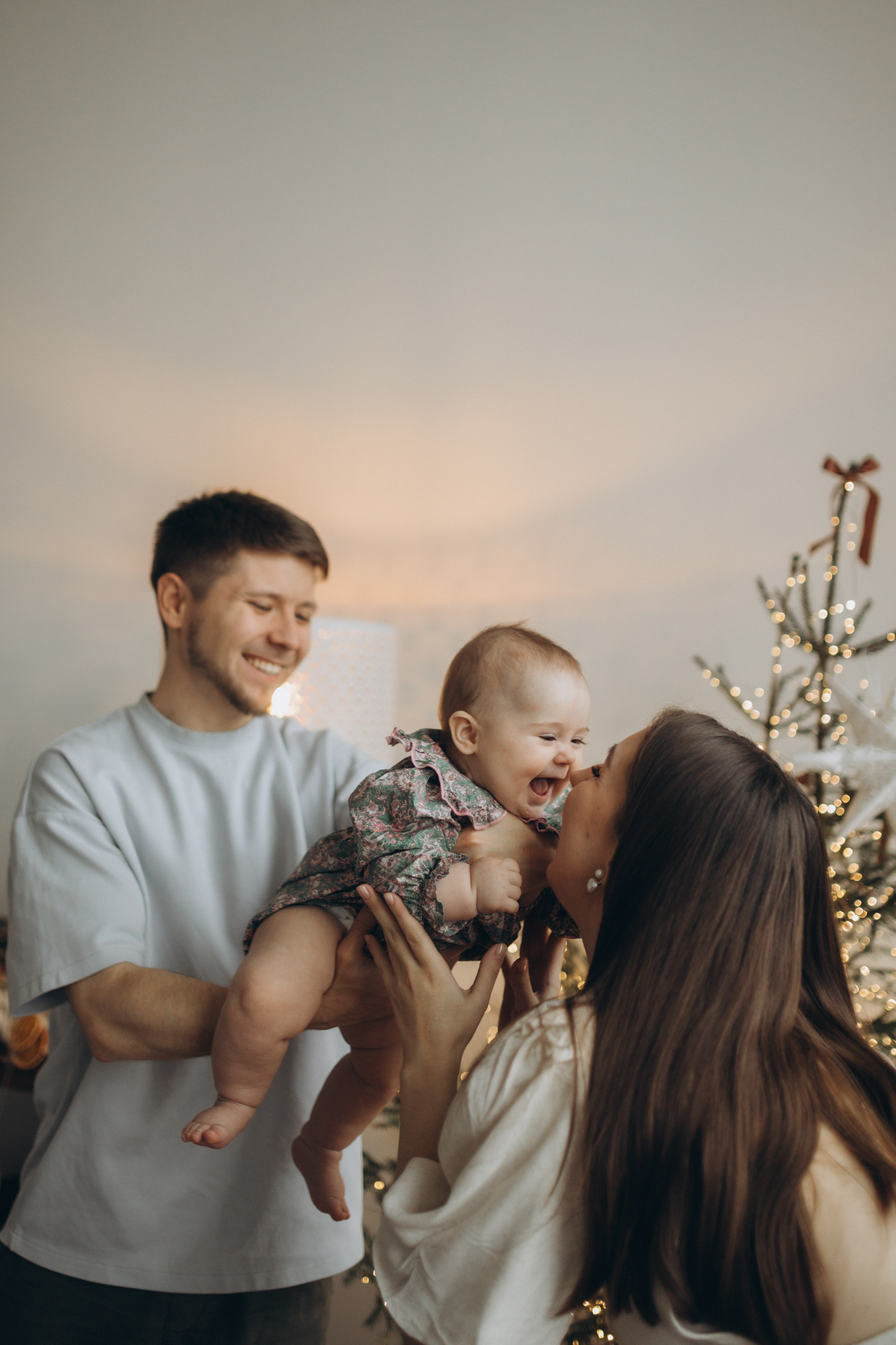 Новогодняя история Полины с мамой и папой. Семейный фотограф Мария Маркова Москва и Одинцово