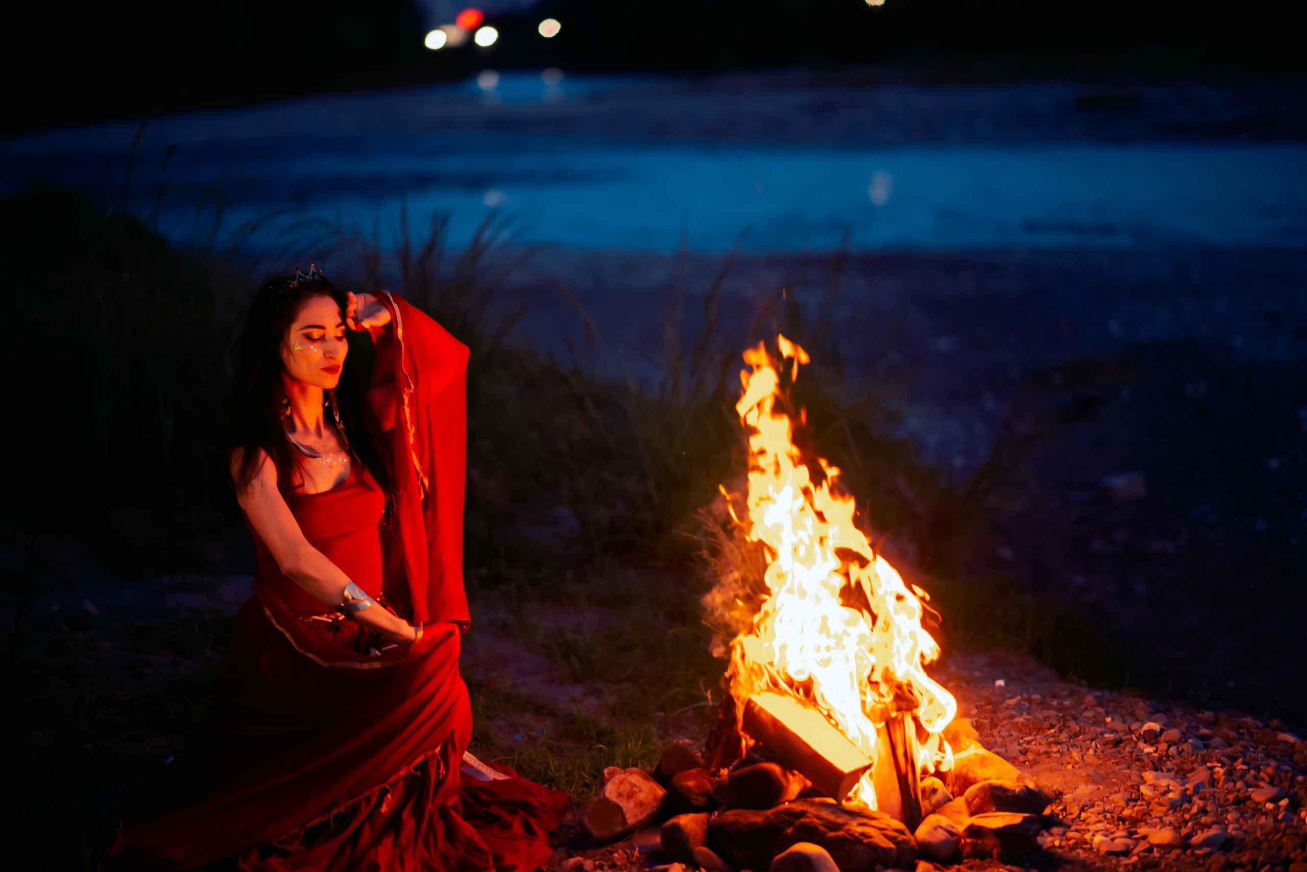 У костра. Семейный и женский фотограф Лоо Краснодар Сочи Энем Татьяна Трибурт