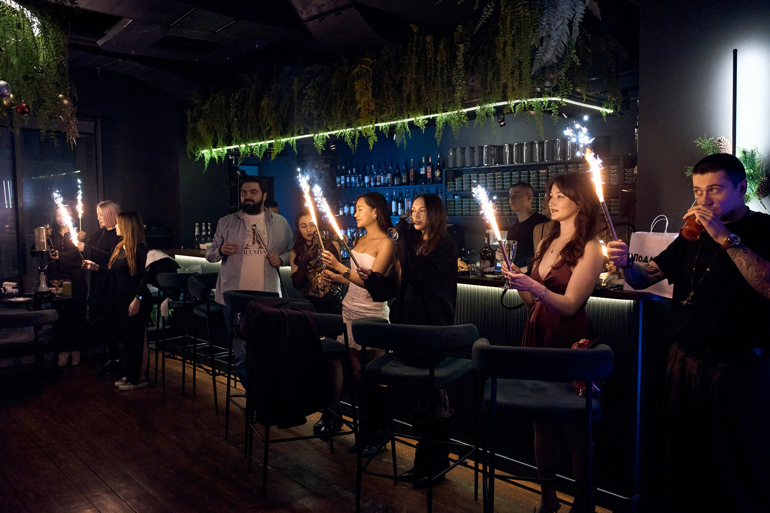 Новогодняя ночь в Мята Platinum. Контент-фотограф в Москве Тима Забабурин