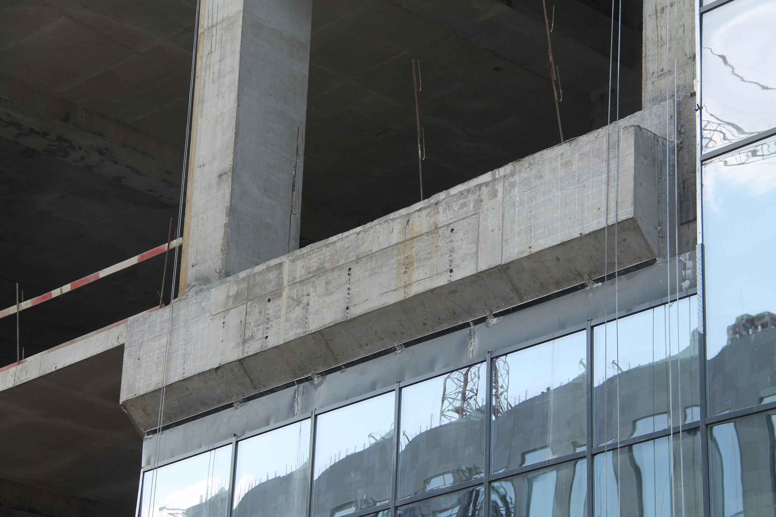 Определение фактических параметров армирования монолитной железобетонной балки. Ультразвуковое и георадарное обследование бетонных и железобетонных конструкций в Москве и МО