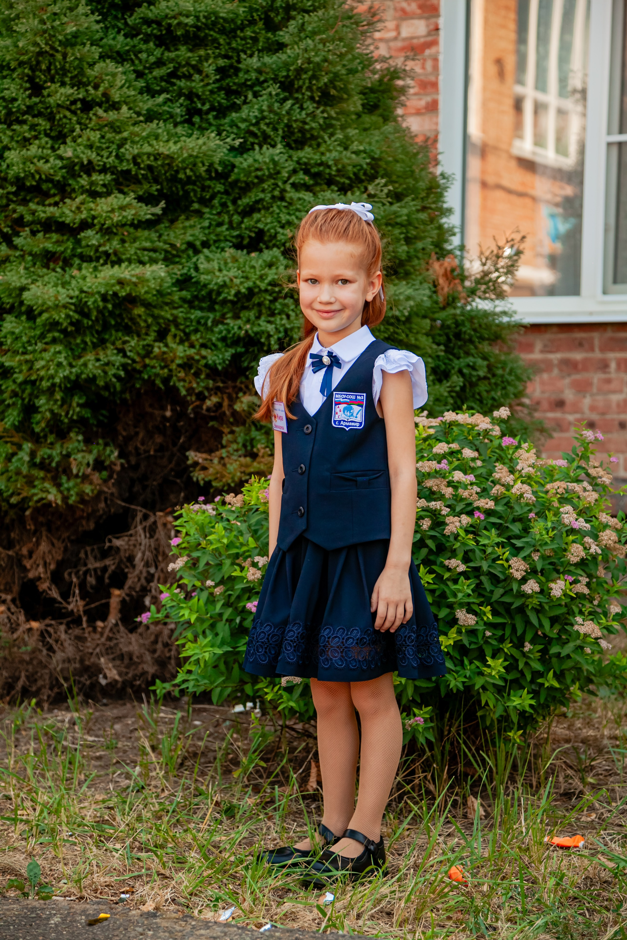 1 сентября линейка. Свадебный и семейный фотограф в Армавире