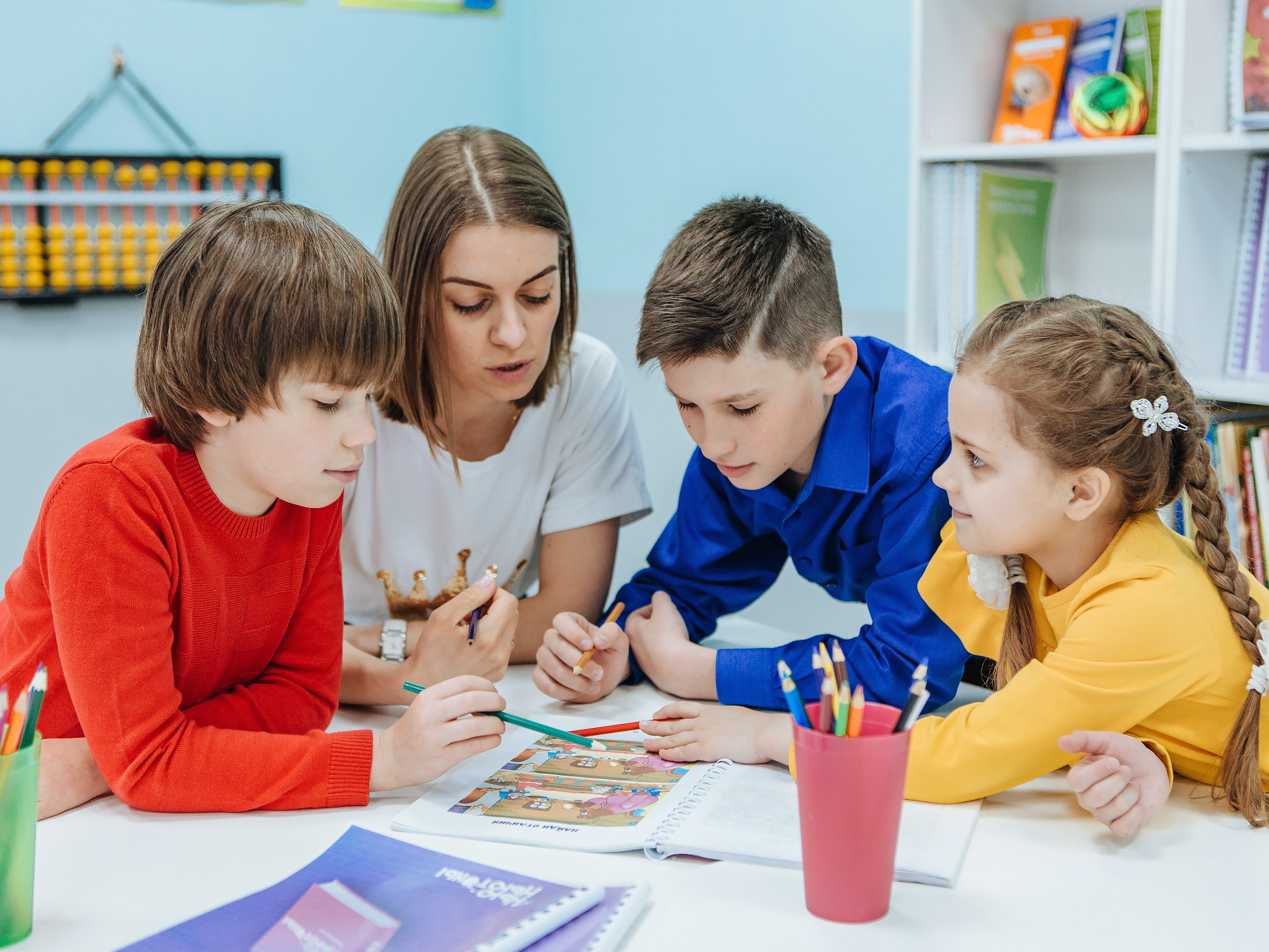 Контент-фотосессия для школы детского развития. Фотограф Москва и Московская область