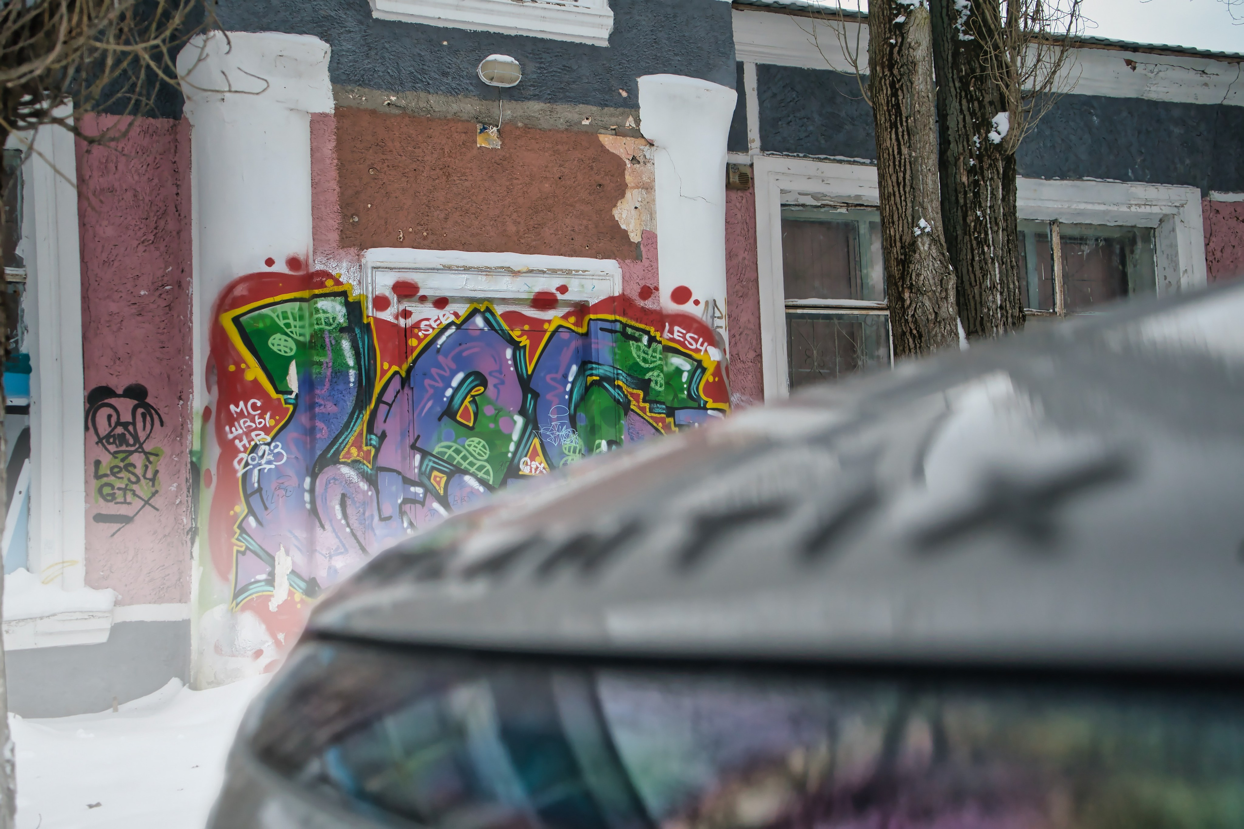 Exlantix ET зимой в снегу. FM Media Сrew. Репортажные фото и видео