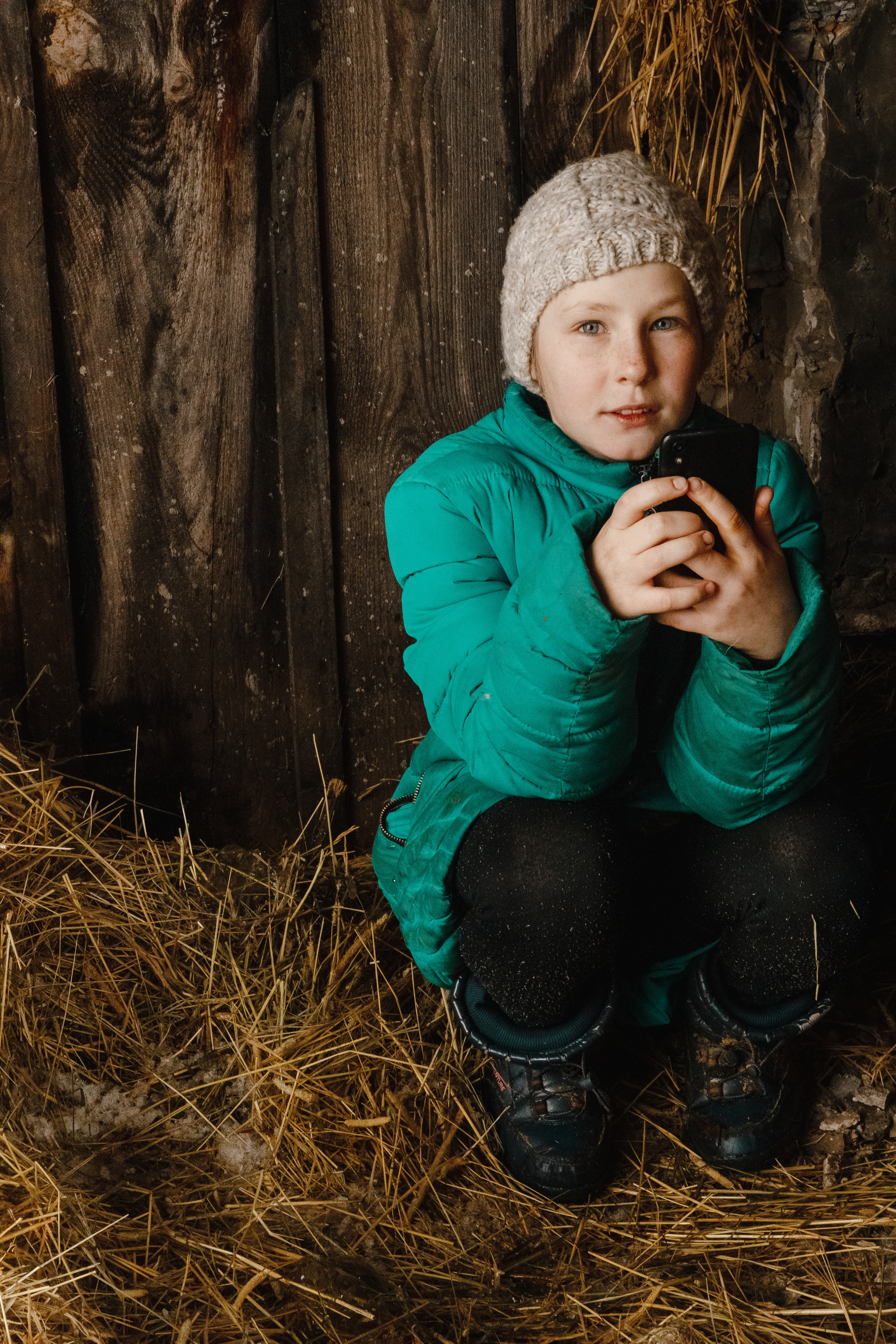 Передовая доярка. Фотограф Виталий Верескун. Козельск-Калуга
