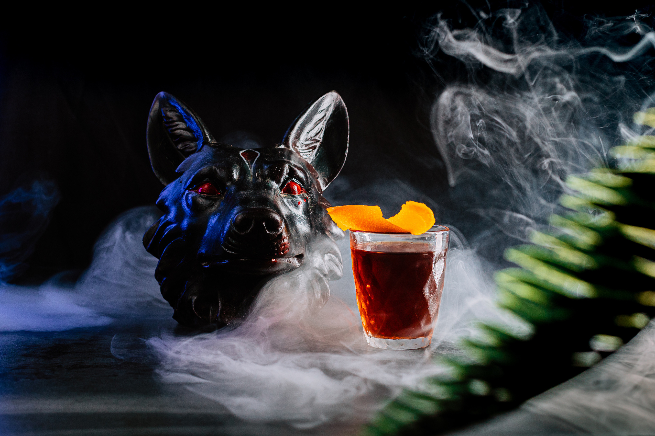 Коктейль в дыму с волком Самара