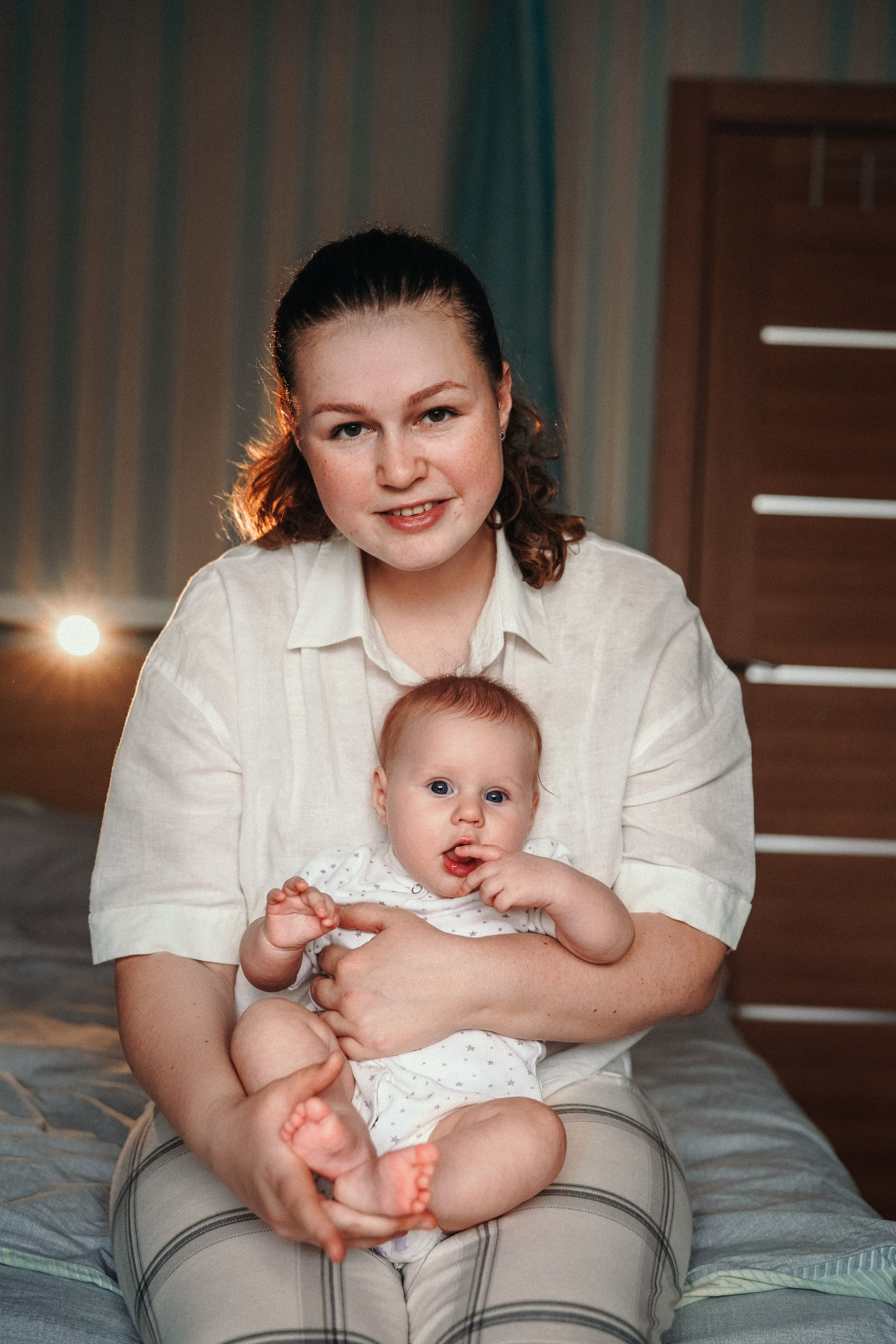 Домашняя фотосессия Ирины и Киры. Детский, семейный и ньюборн фотограф в Москве Юлия Шуарт