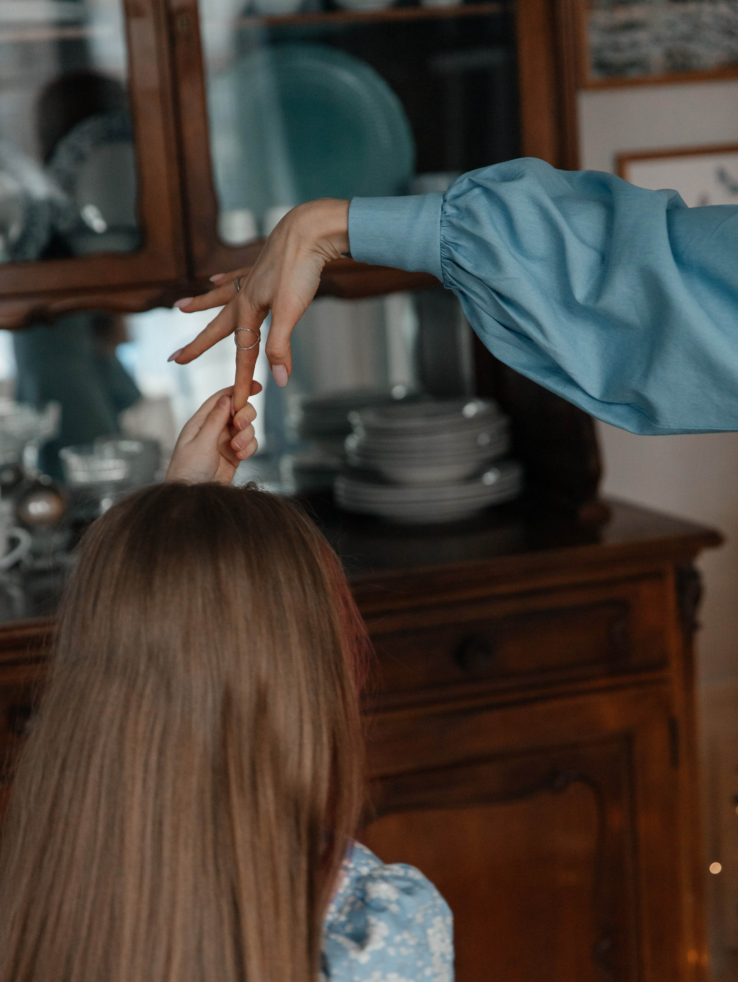 Новогодняя (мама и дочка). Фотограф текстиля в Москве Ольга Иванова