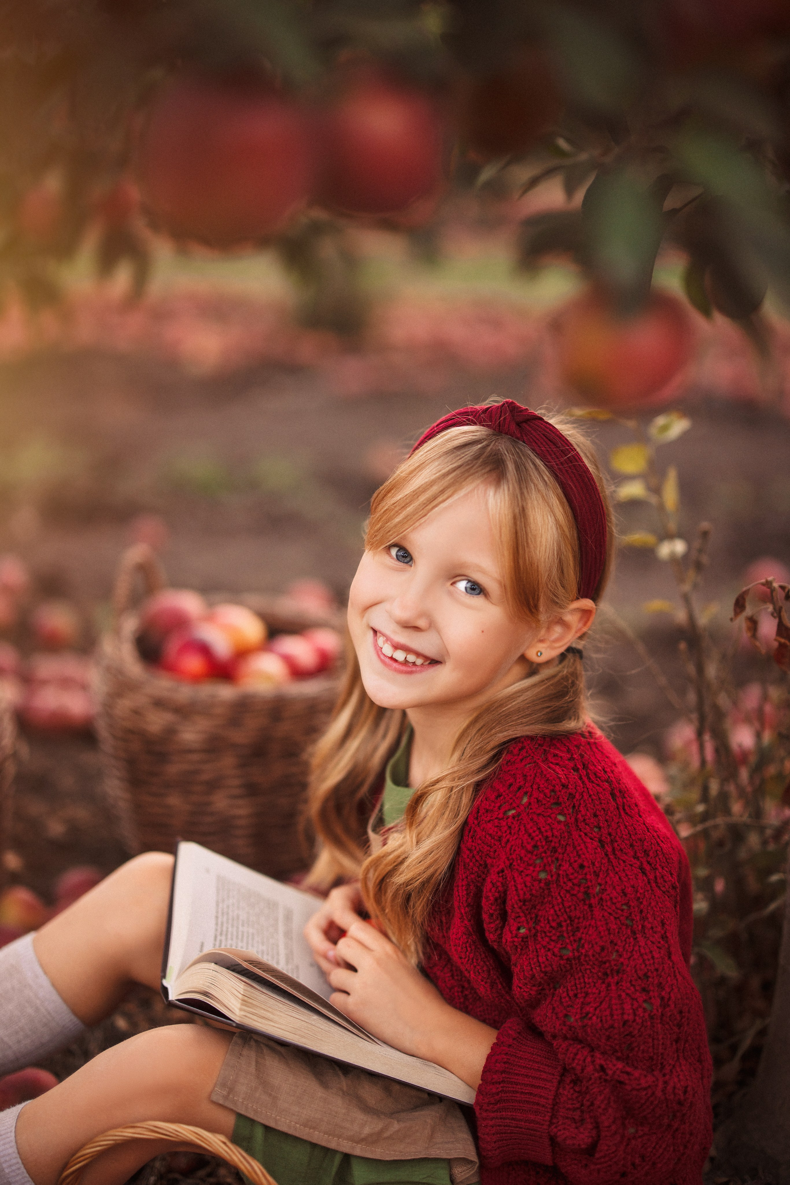 Сбор урожая Яблок. Семейный и детский фотограф в Краснодаре Анна Трашкова