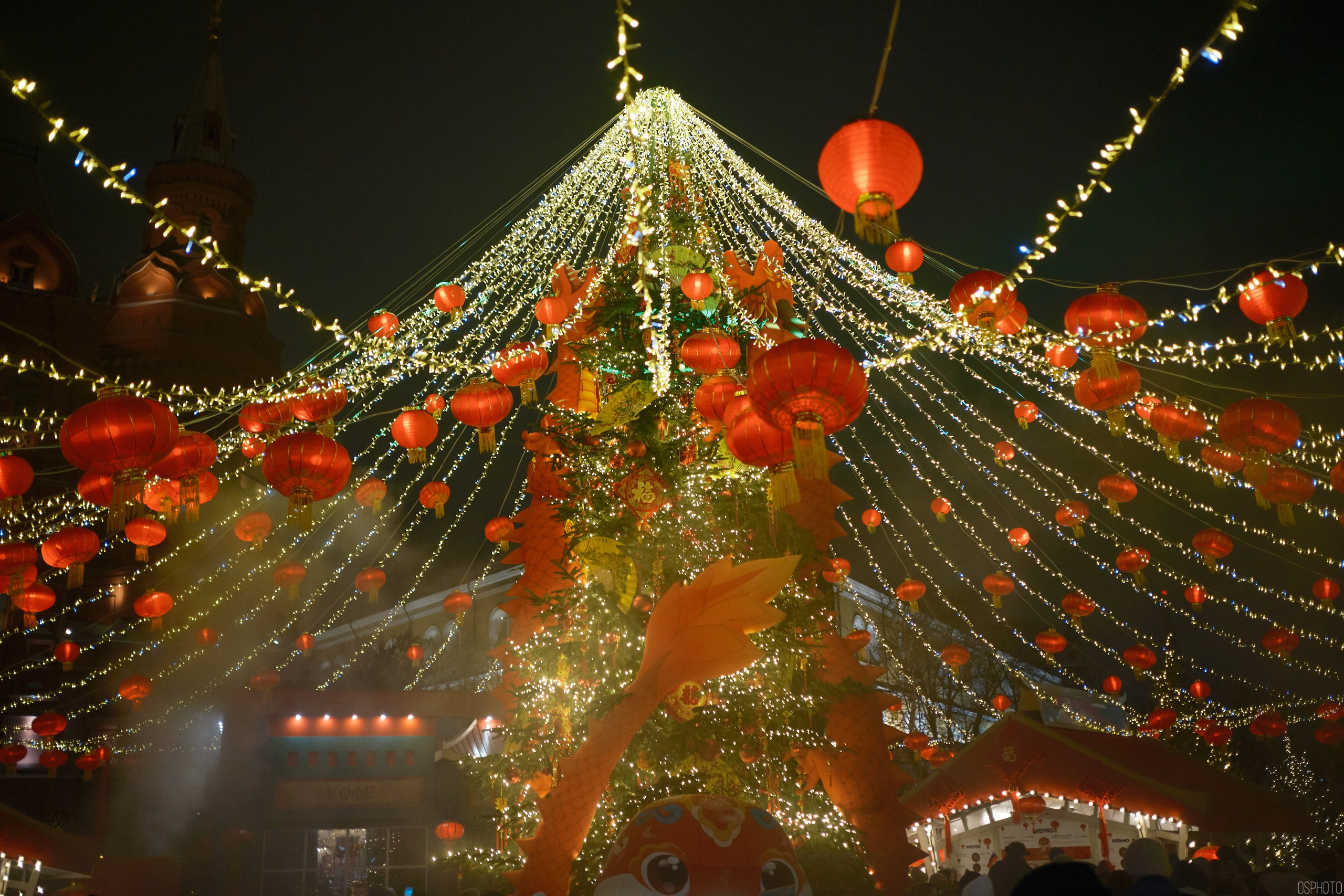 Китайский новый год | Манежная площадь. Фотографъ Сергѣевъ. Поймать мгновеніе