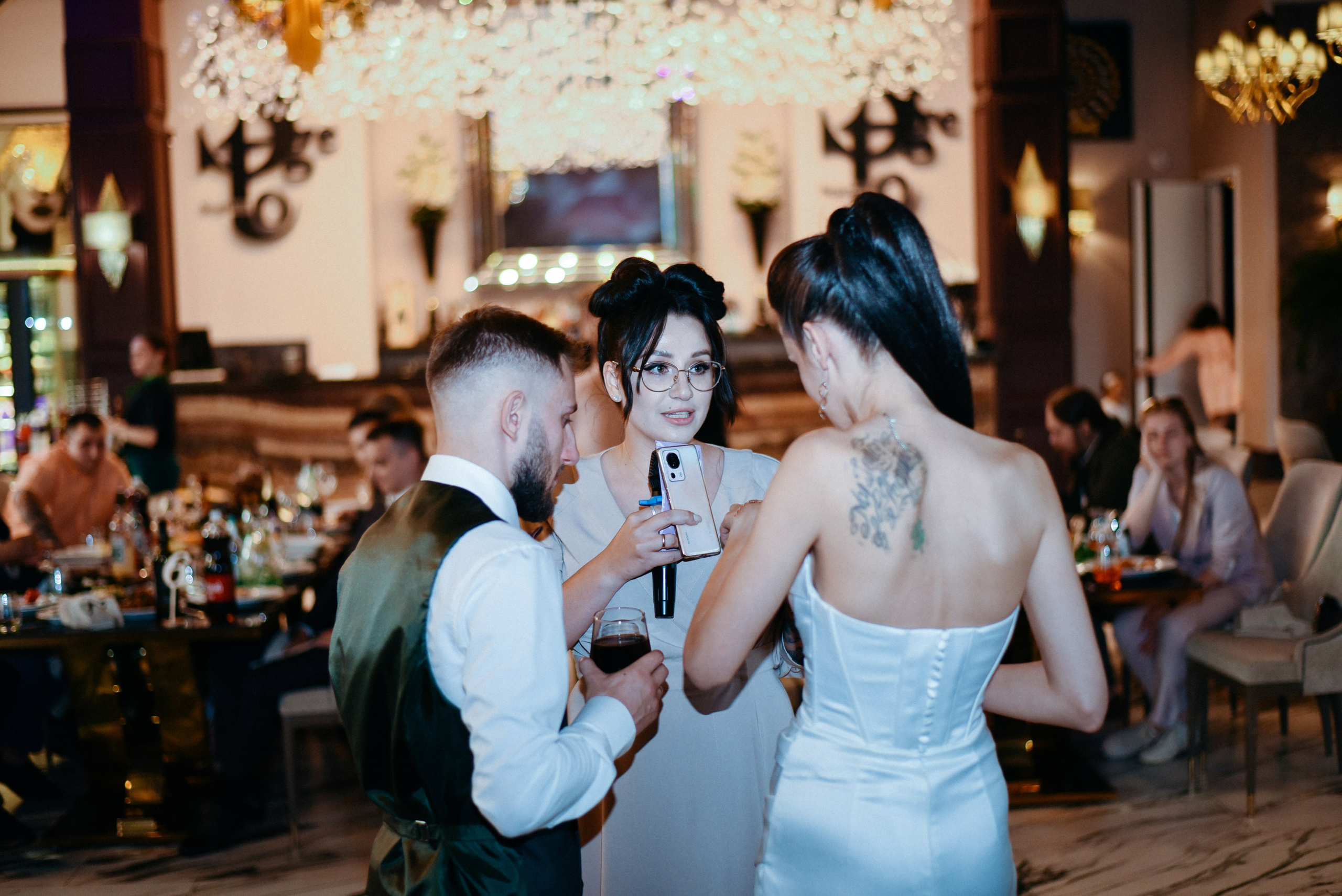 Виктор и Ангелина Банкет на 100 гостей Ресторан Segreto. Фотограф Лола Волна, город Москва