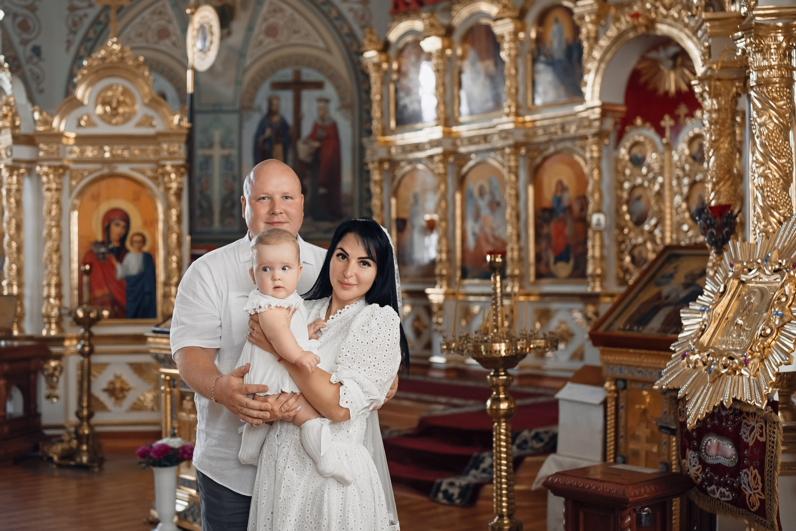 Крещение в храме Иоанна Богослова. Церковный фотограф на Таинство Крещения и Венчания в Оренбурге и Оренбургской области Екатерина Белкина