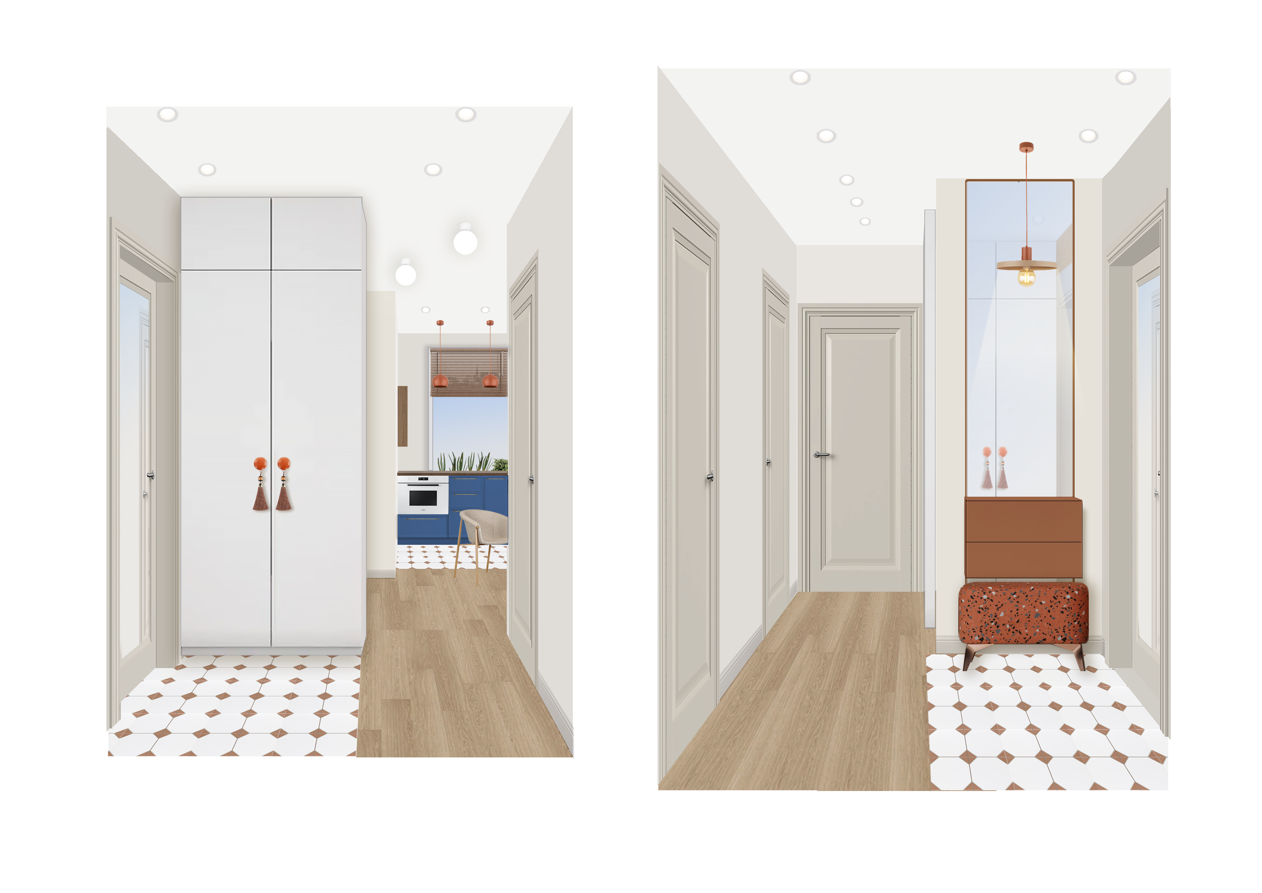 стилистические коллажи интерьера