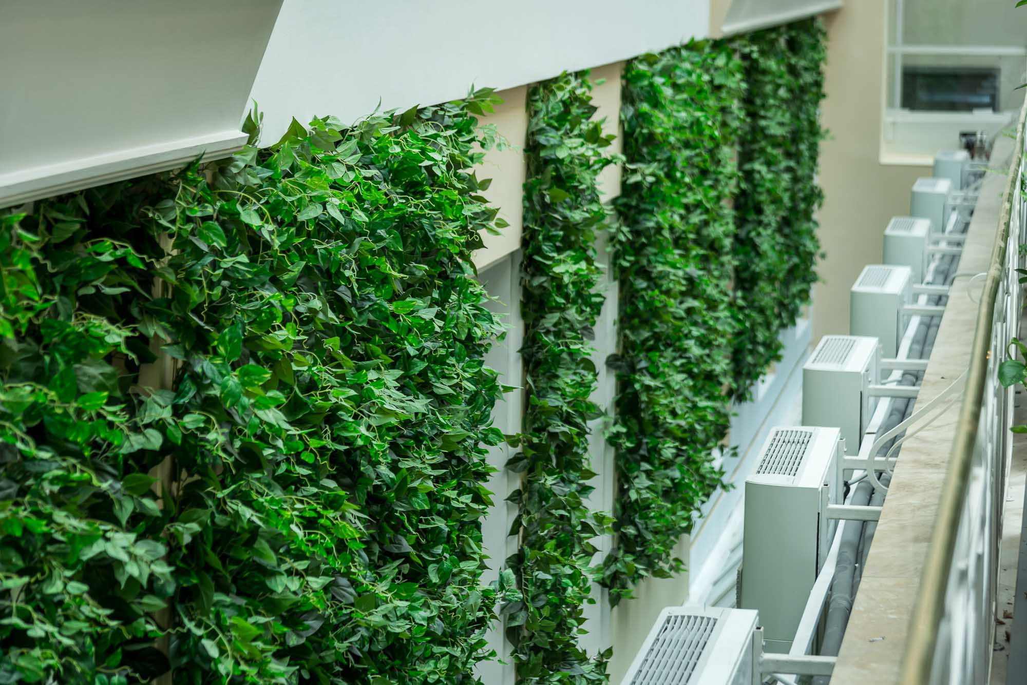 Озеленение бизнес-центра. Интерьерный фотограф в Москве Михаил Дереча