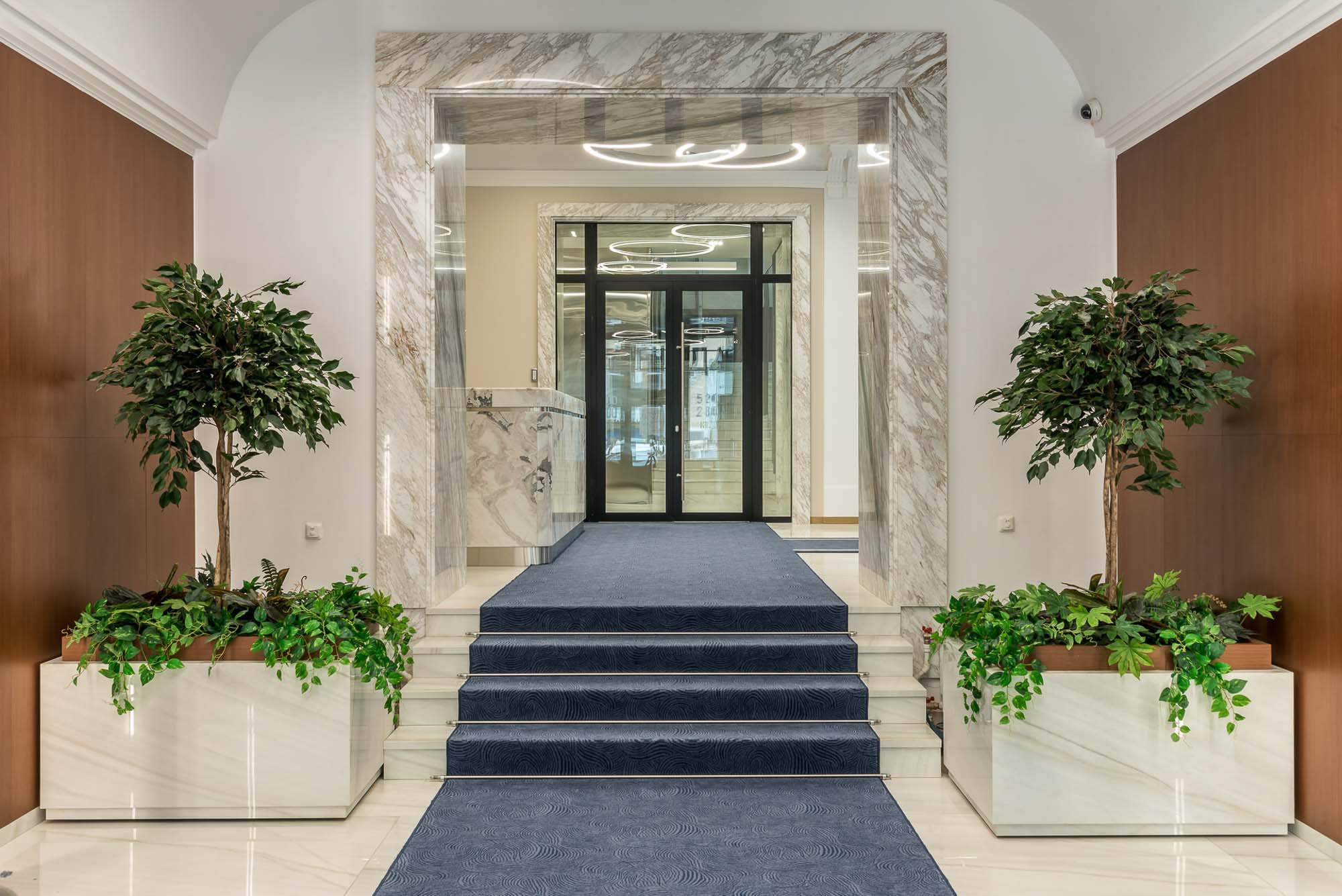 Озеленение бизнес-центра. Интерьерный фотограф в Москве Михаил Дереча