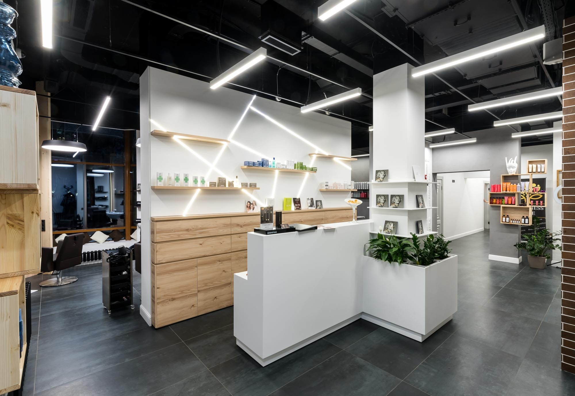 Освещение в салоне красоты. Интерьерный фотограф в Москве Михаил Дереча