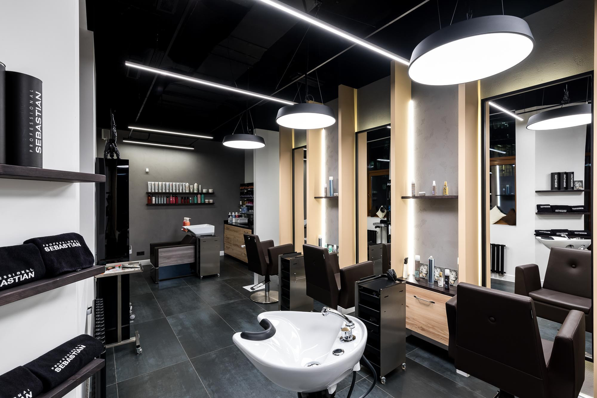 Освещение в салоне красоты. Интерьерный фотограф в Москве Михаил Дереча