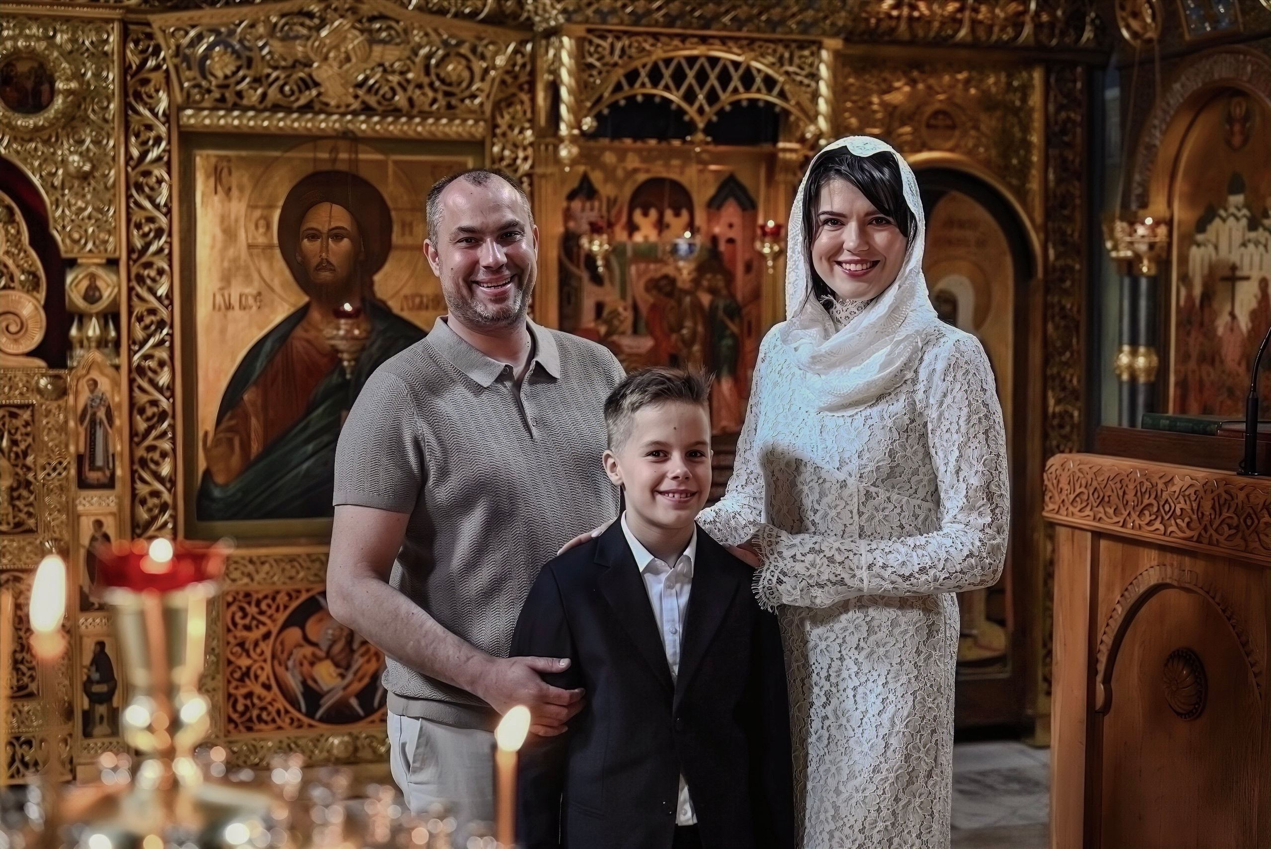 Крещение Арбат мама Ксения. Семейный и детский фотограф Москва