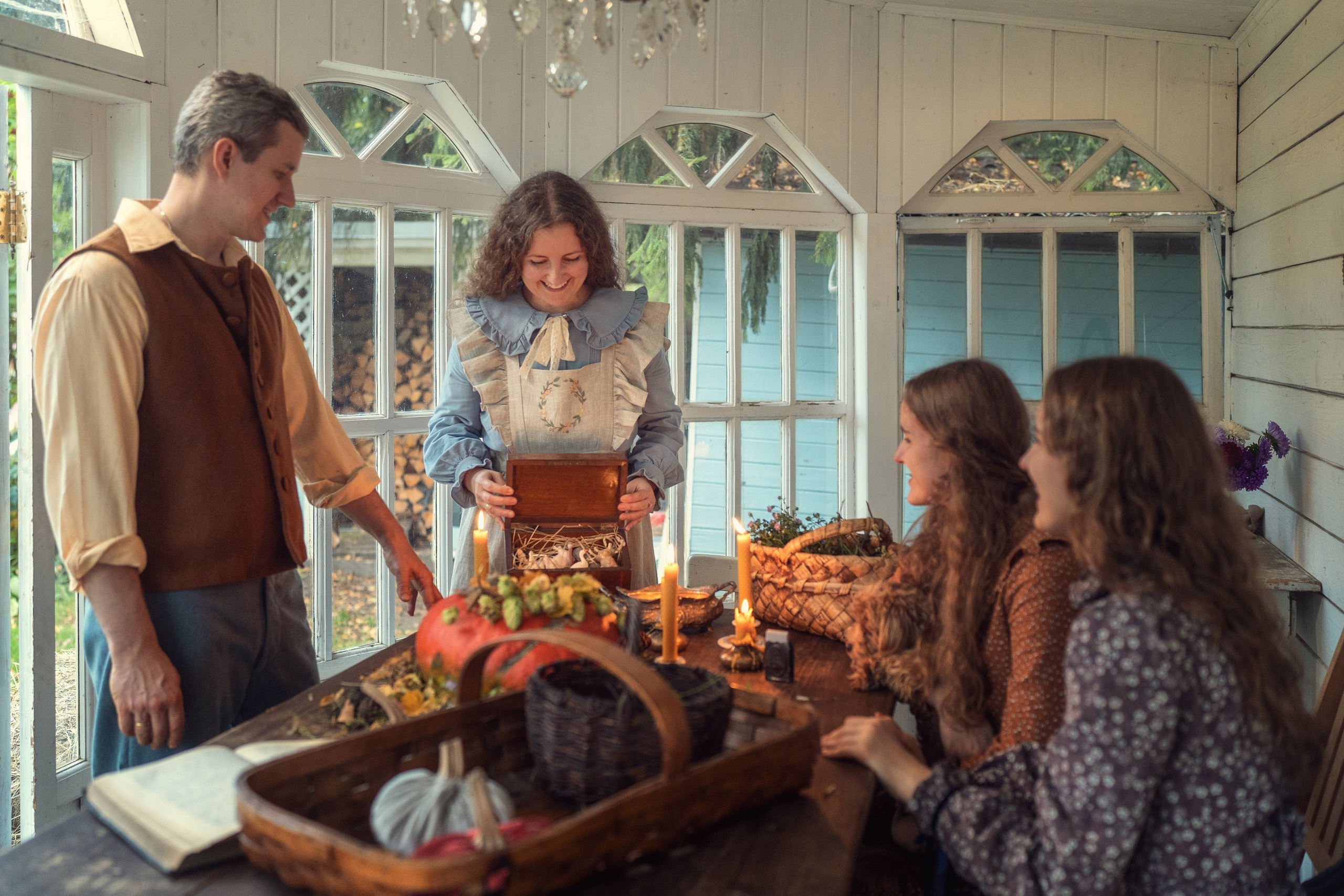 Семейные радости. Осень в Old New Home. Семейный фотограф Новая Рига (Звенигород, Истра) Евгения Литовченко