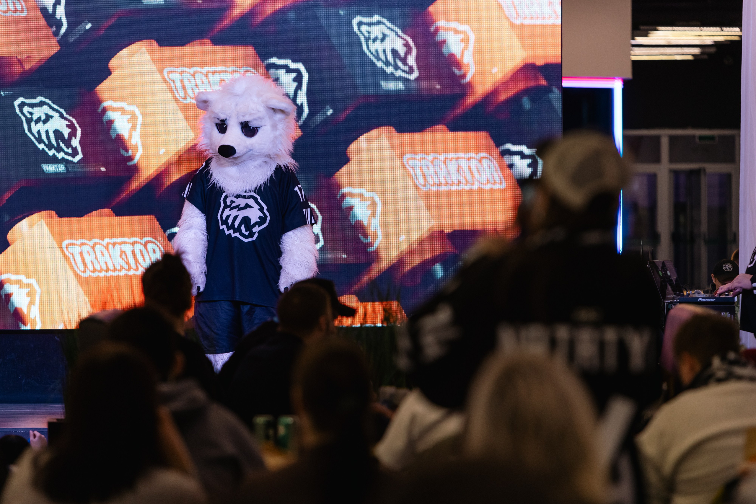 Алексей Потрехалов. Маскот хоккейного клуба «Трактор». Репортажный фотограф Наталья Лапцевич