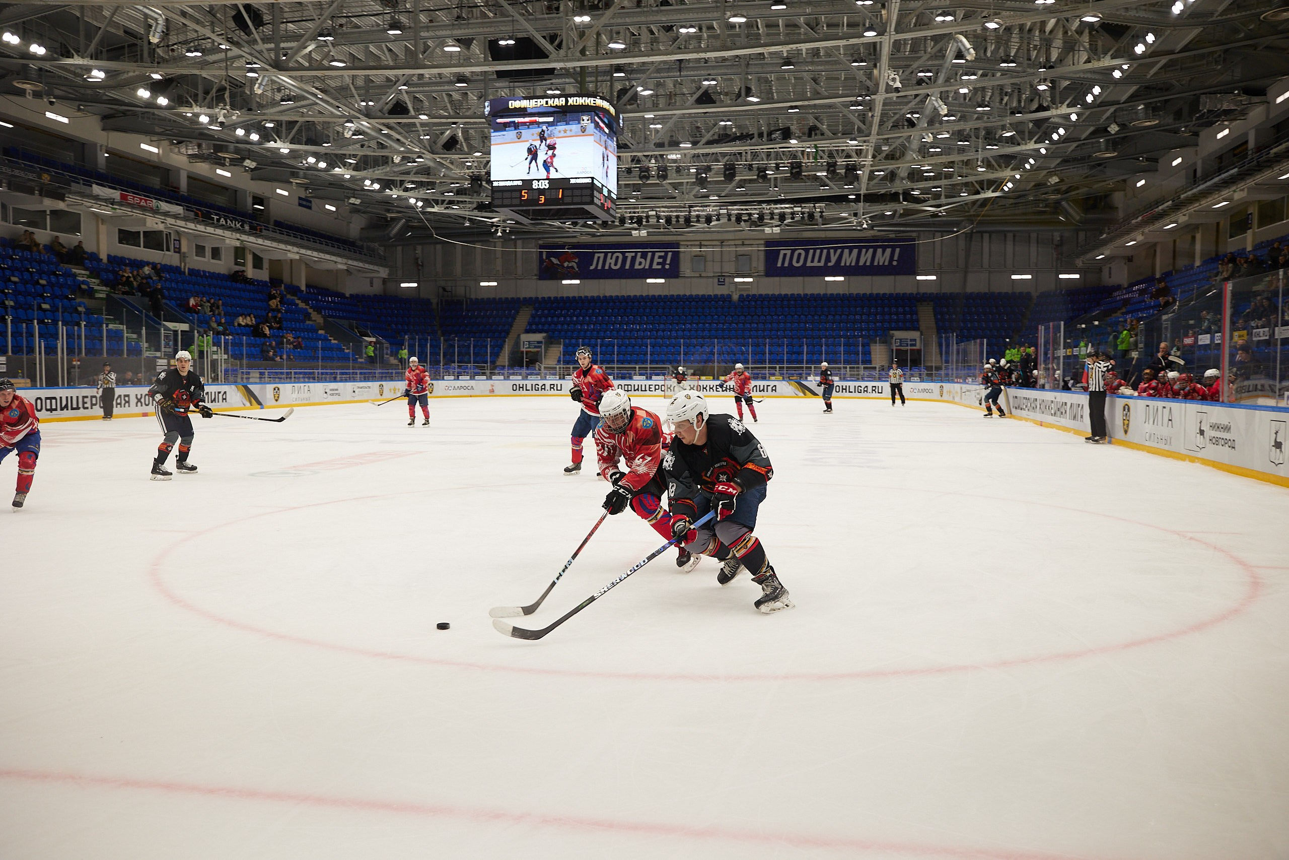 Репортаж. Офицерская хоккейная лига 2025 год. Спортивный фотограф Некрасов Денис