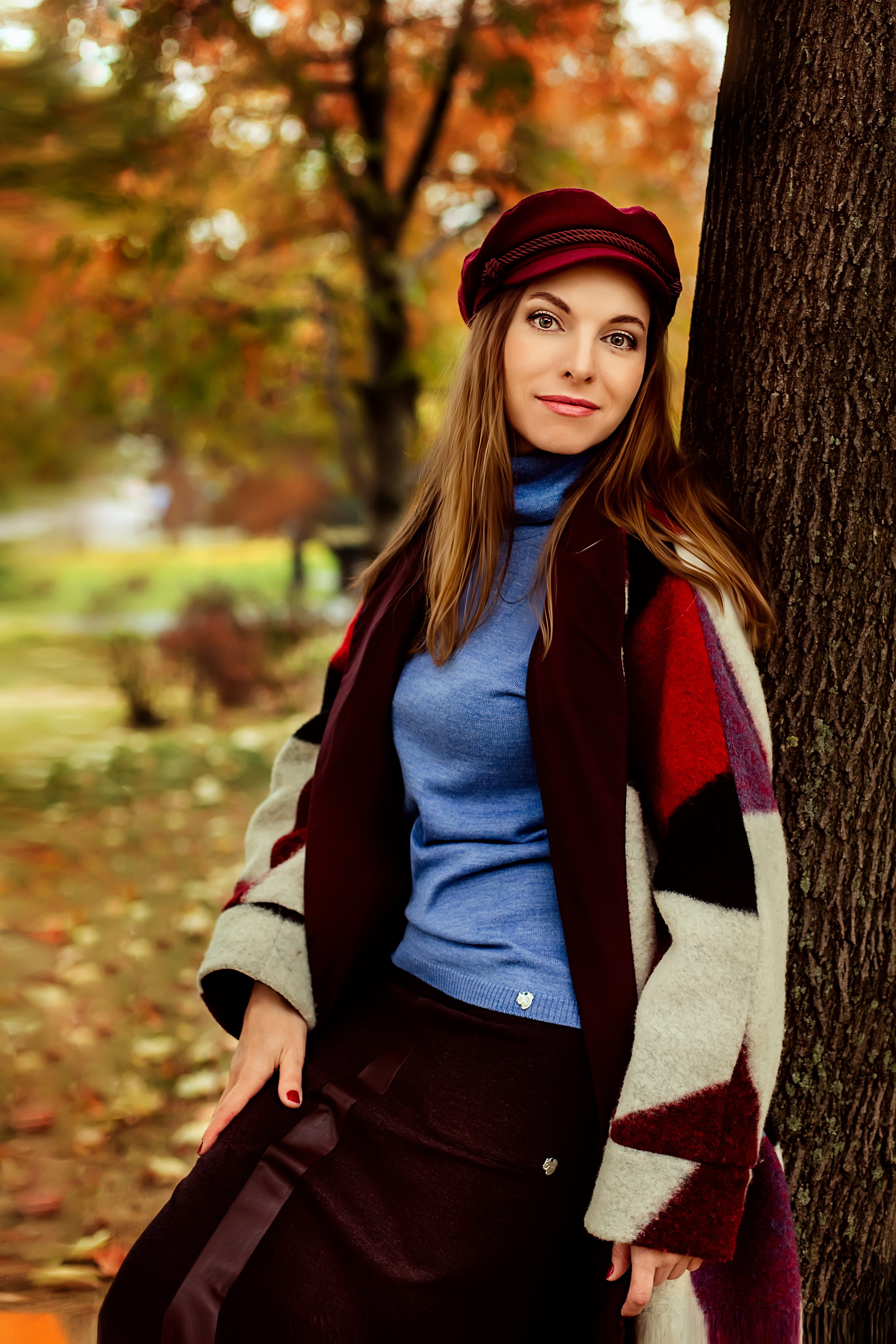 Фотосессия в парке. Деловая и Бизнес съемка в  Москве Инесса Грушко