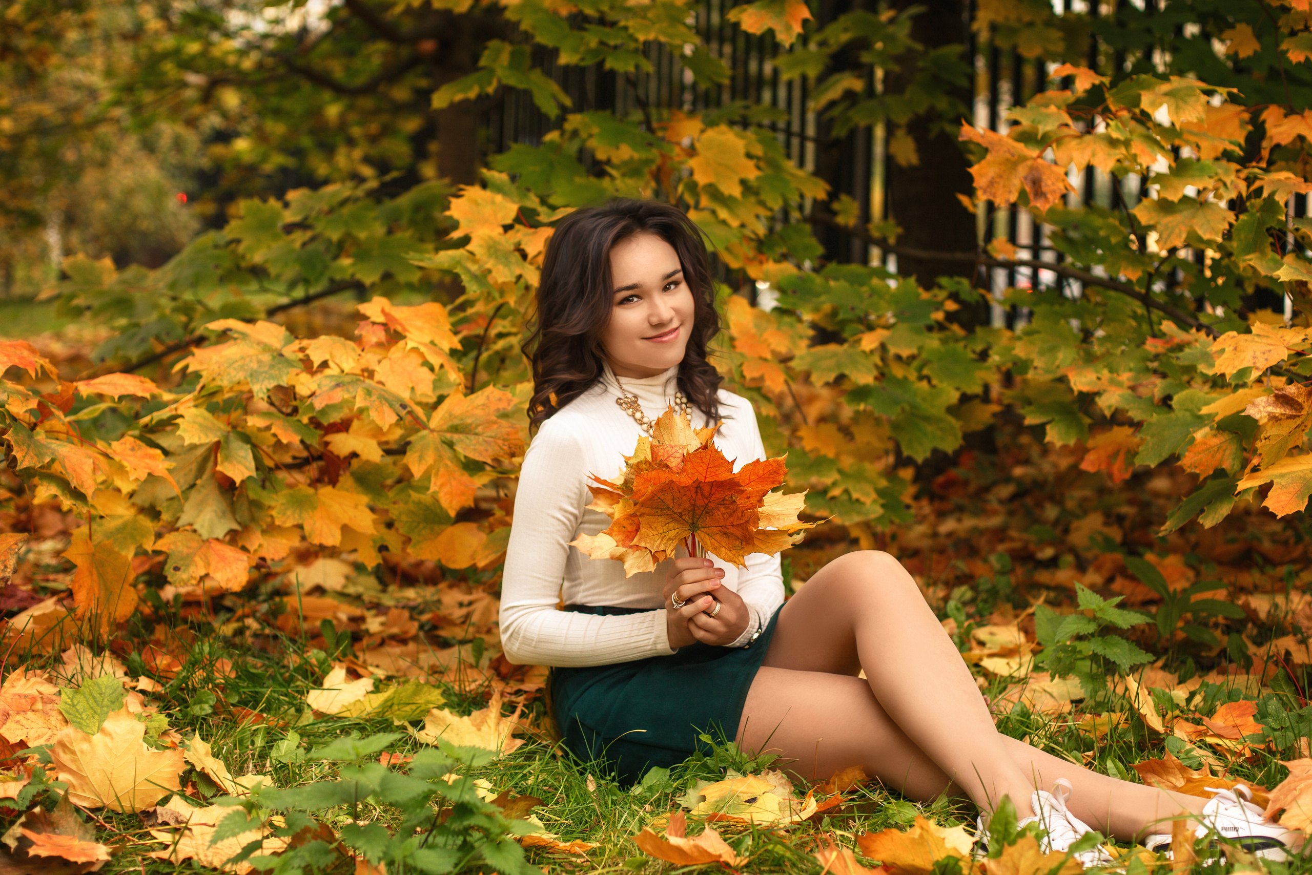 Фотосессия в парке. Деловая и Бизнес съемка в  Москве Инесса Грушко