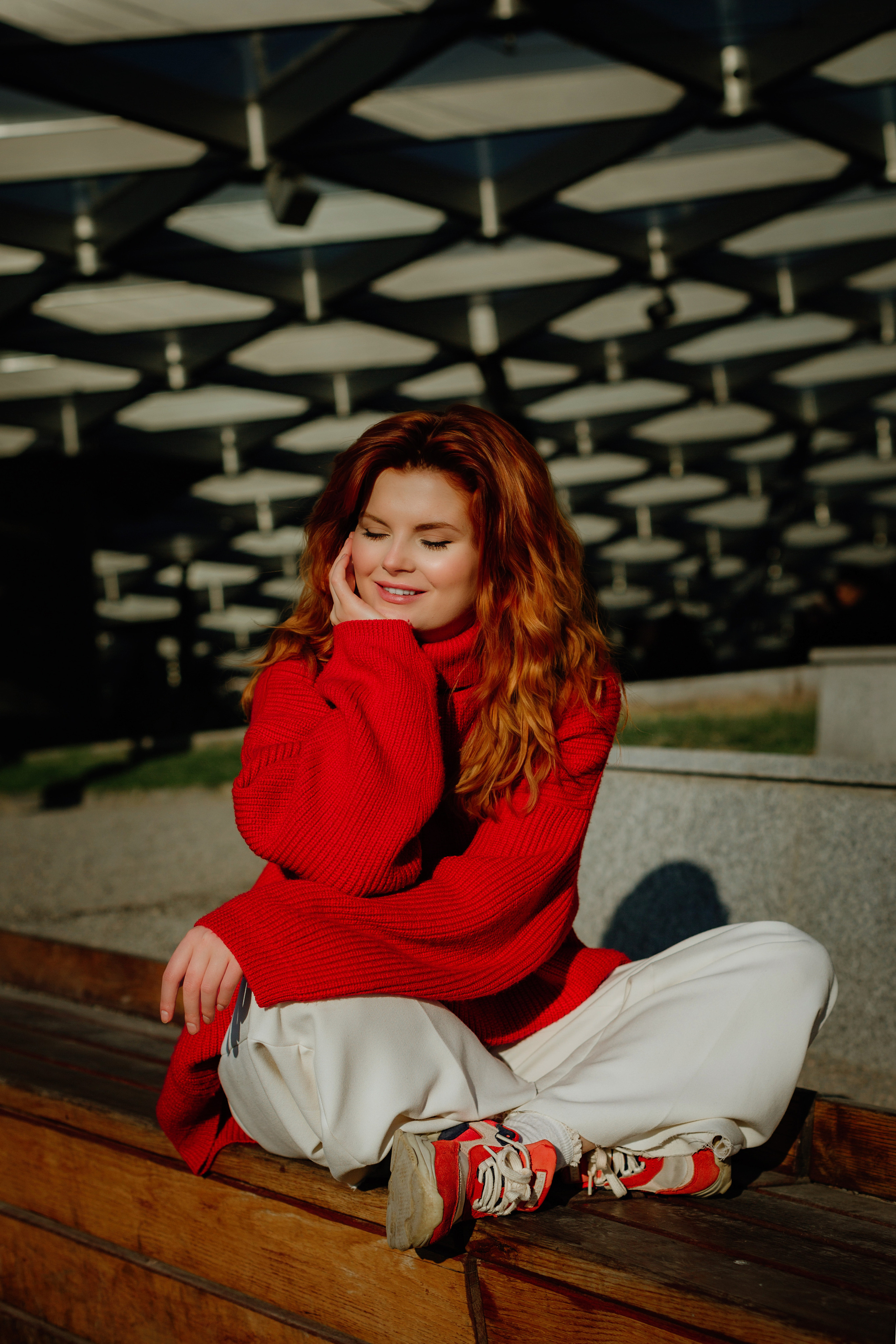 Фотосессия в парке. Деловая и Бизнес съемка в  Москве Инесса Грушко