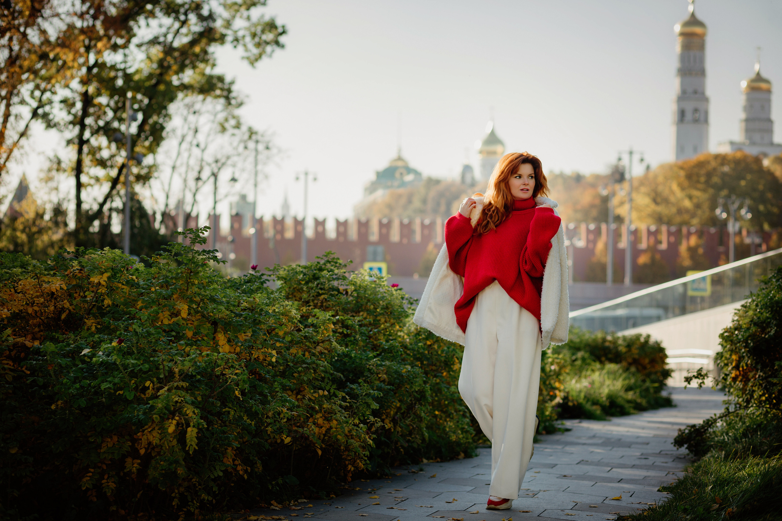 Фотосессия в парке. Деловая и Бизнес съемка в  Москве Инесса Грушко