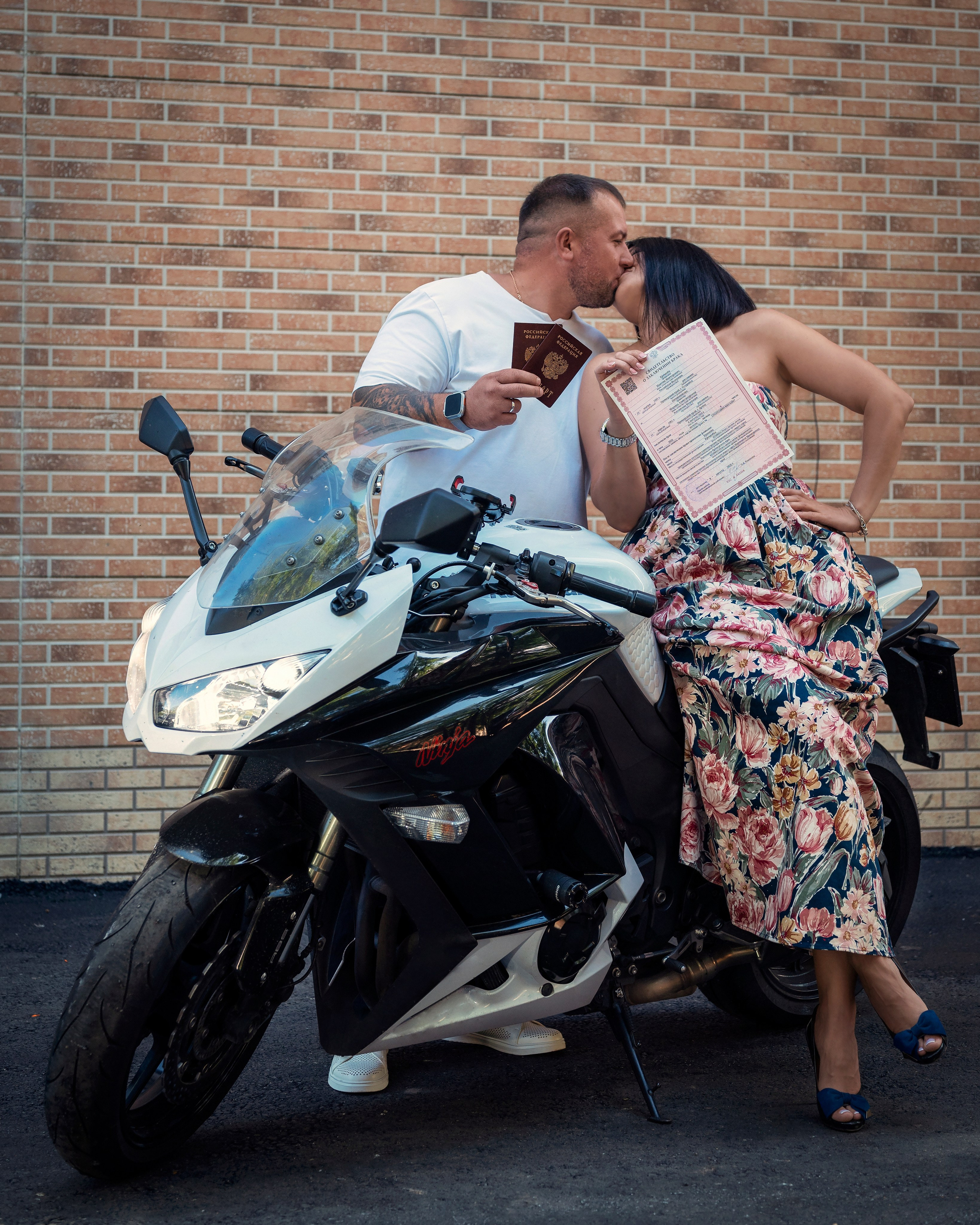 Максим и Марина Свадьба. Ваш фотограф📸 на motorcycle