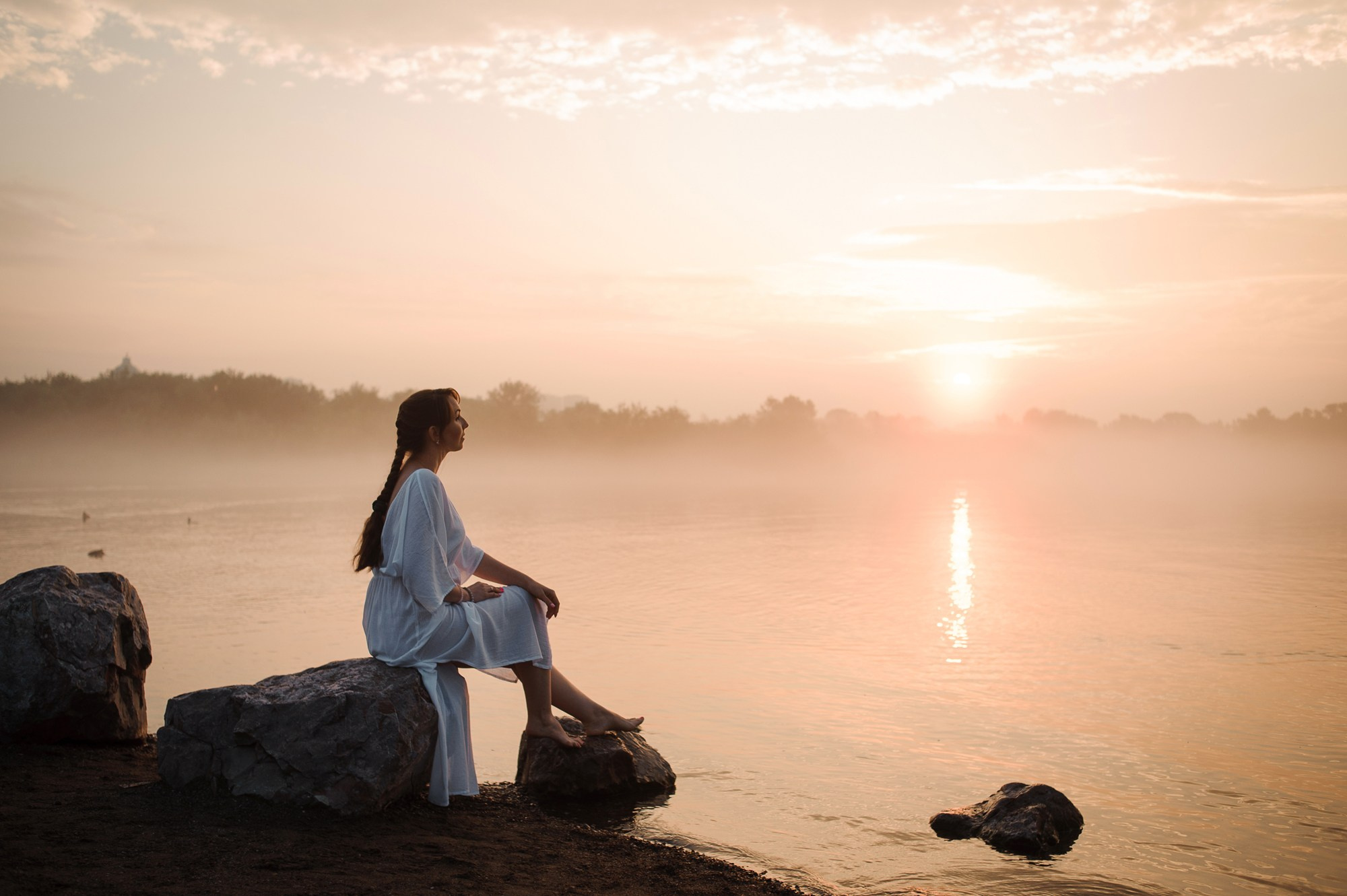Алена и Любовь. Рассвет на Татышеве. Семейный и женский фотограф Красноярск Екатерина Пусенкова