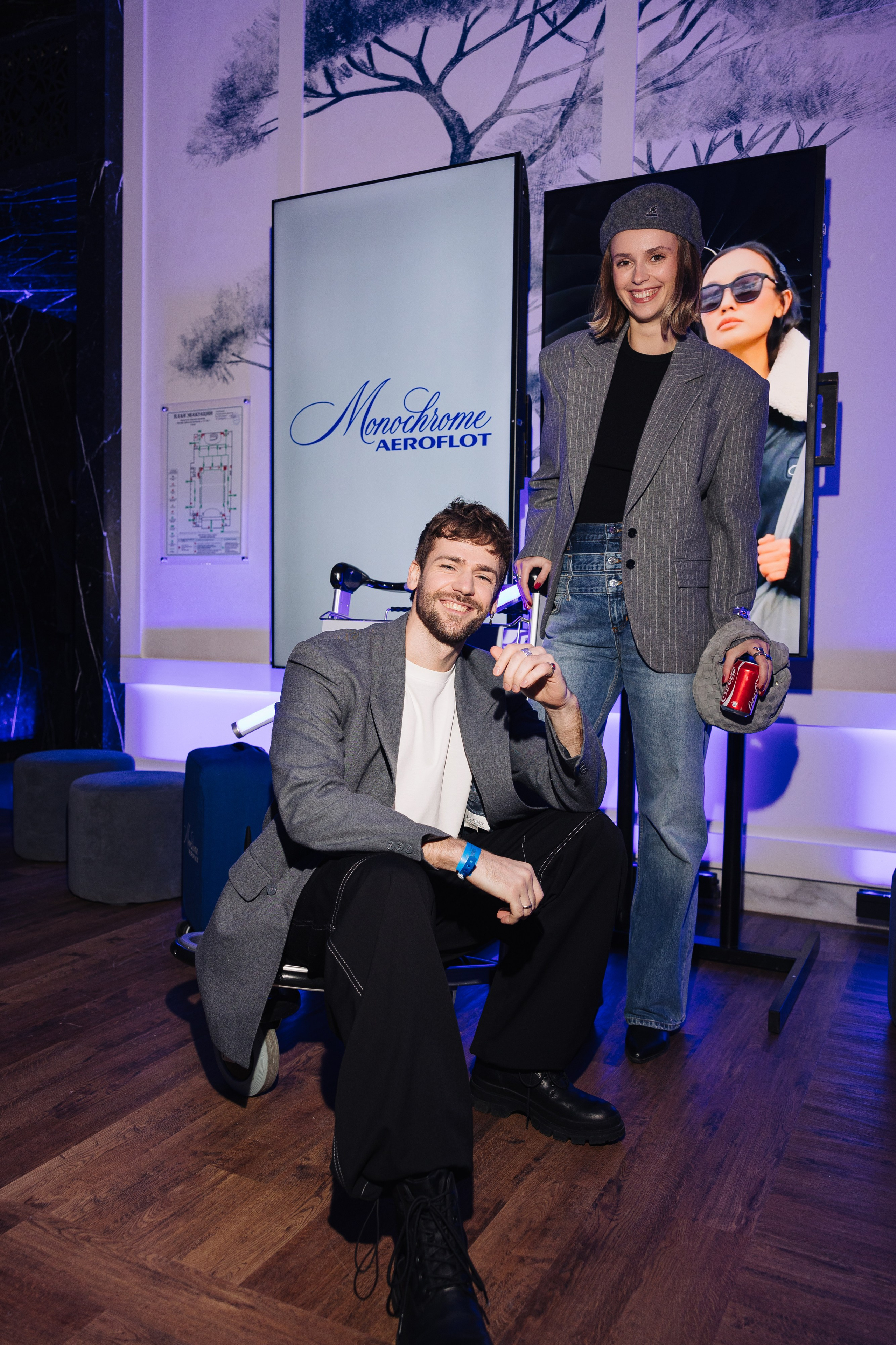 Monochrome x Aeroflot. Фотограф Олег Коровяков