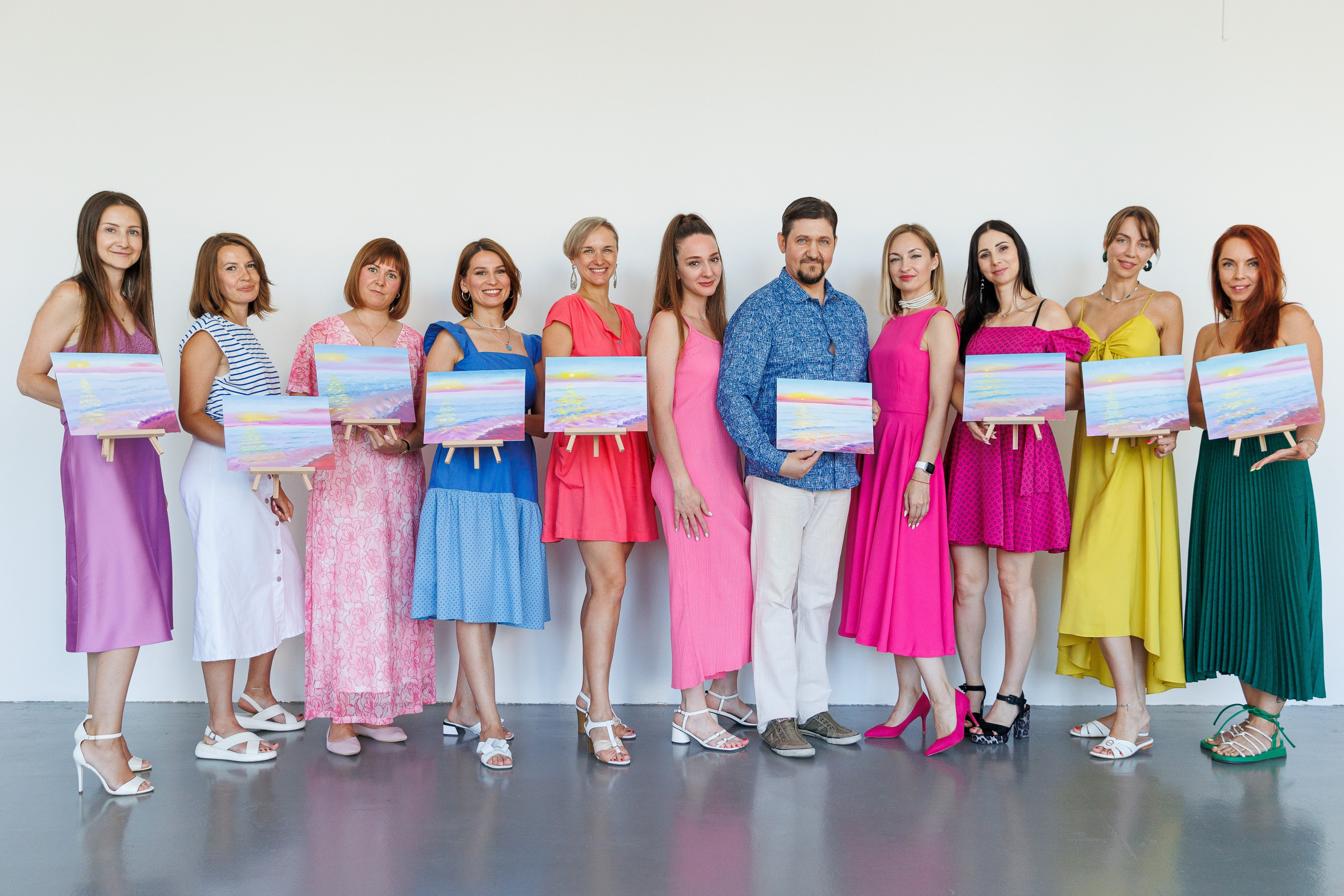 Девичник. МК по живописи. Фотограф Шейдаев Эмин г. Волгоград