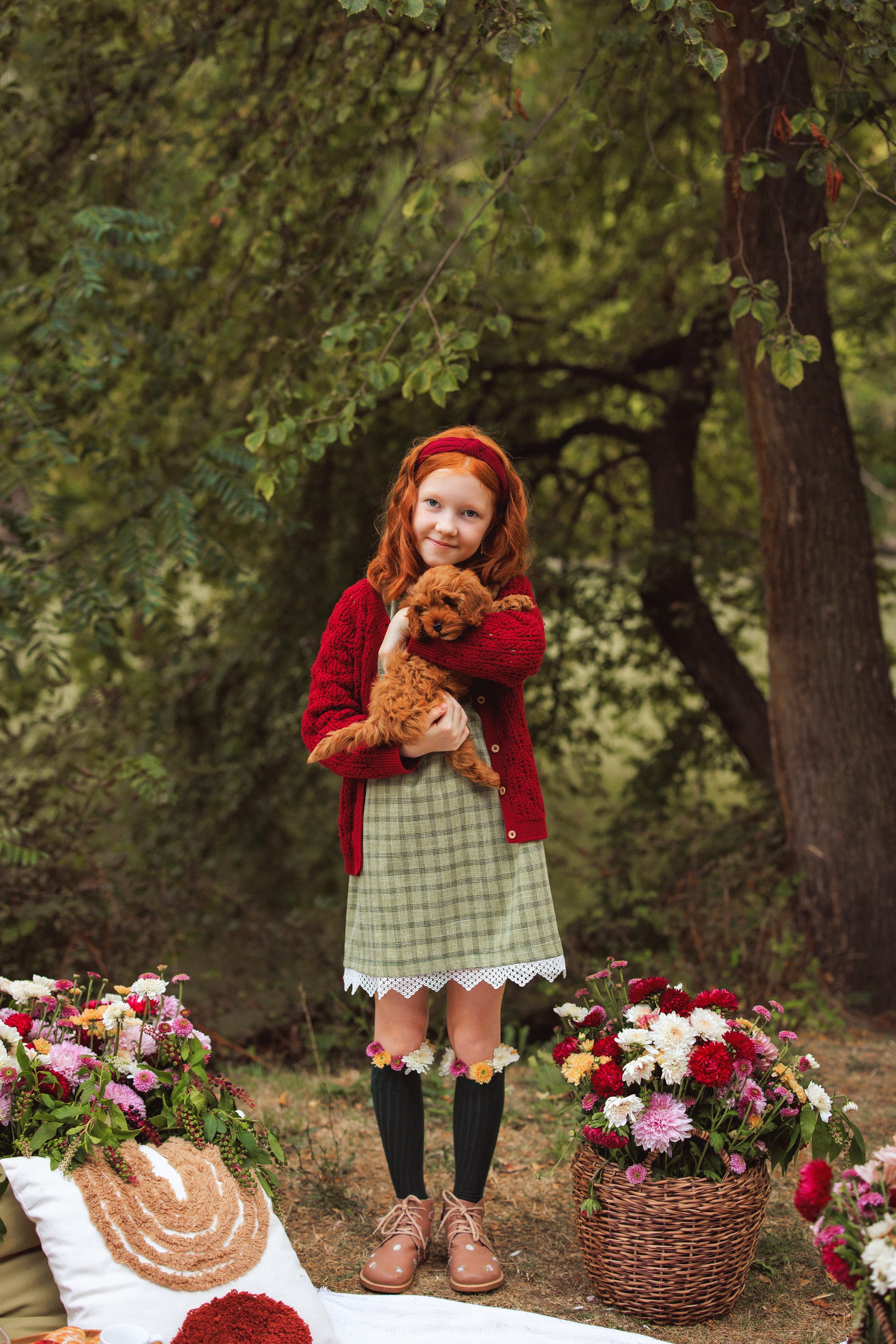 Фотосессия «Пикник», Хризантемы и Яблоки. Семейный и детский фотограф в Краснодаре Анна Трашкова