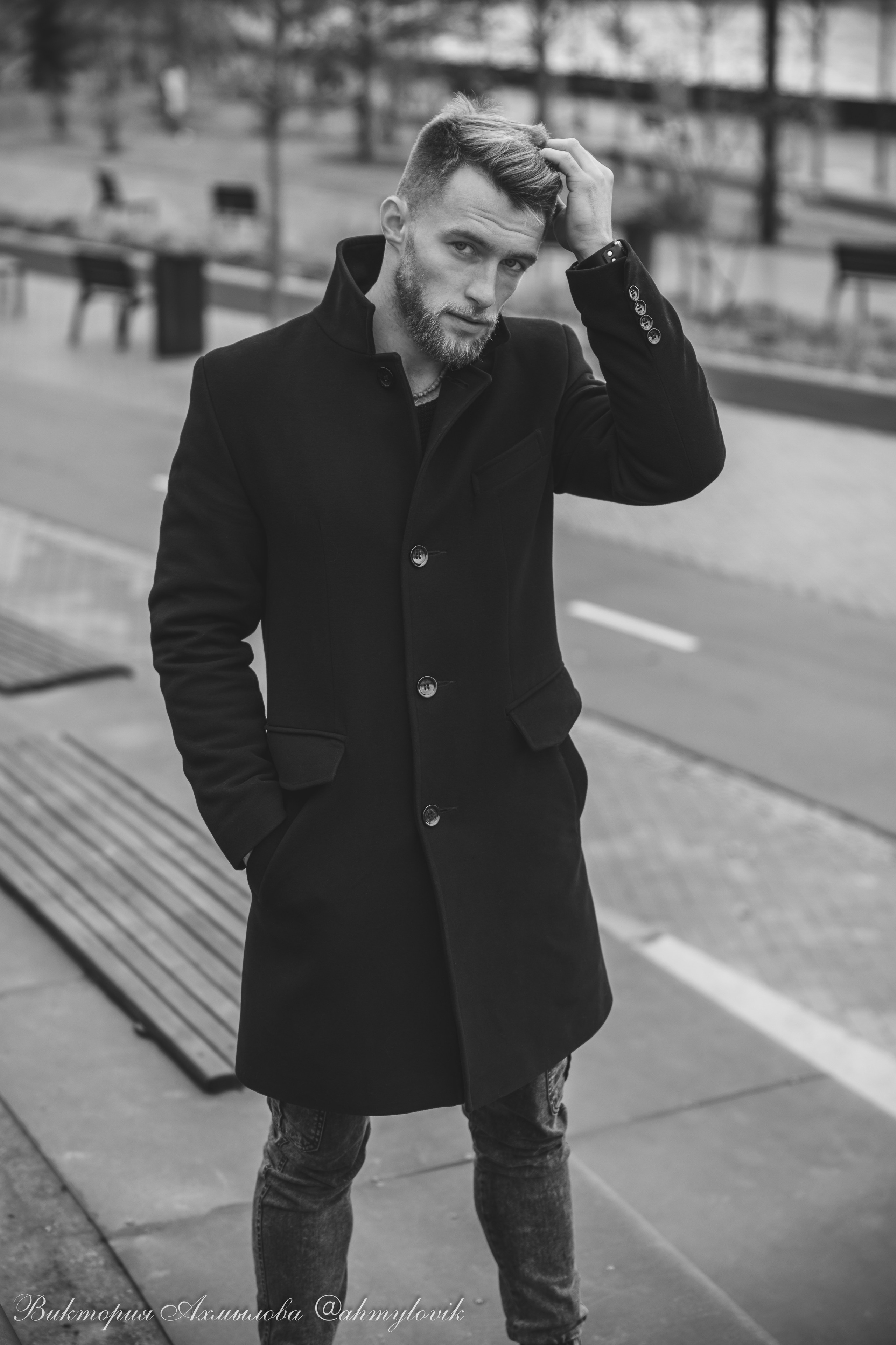 Прогулка с Хаски (Сергей). Виктория Ахмылова. Фотограф в Москве